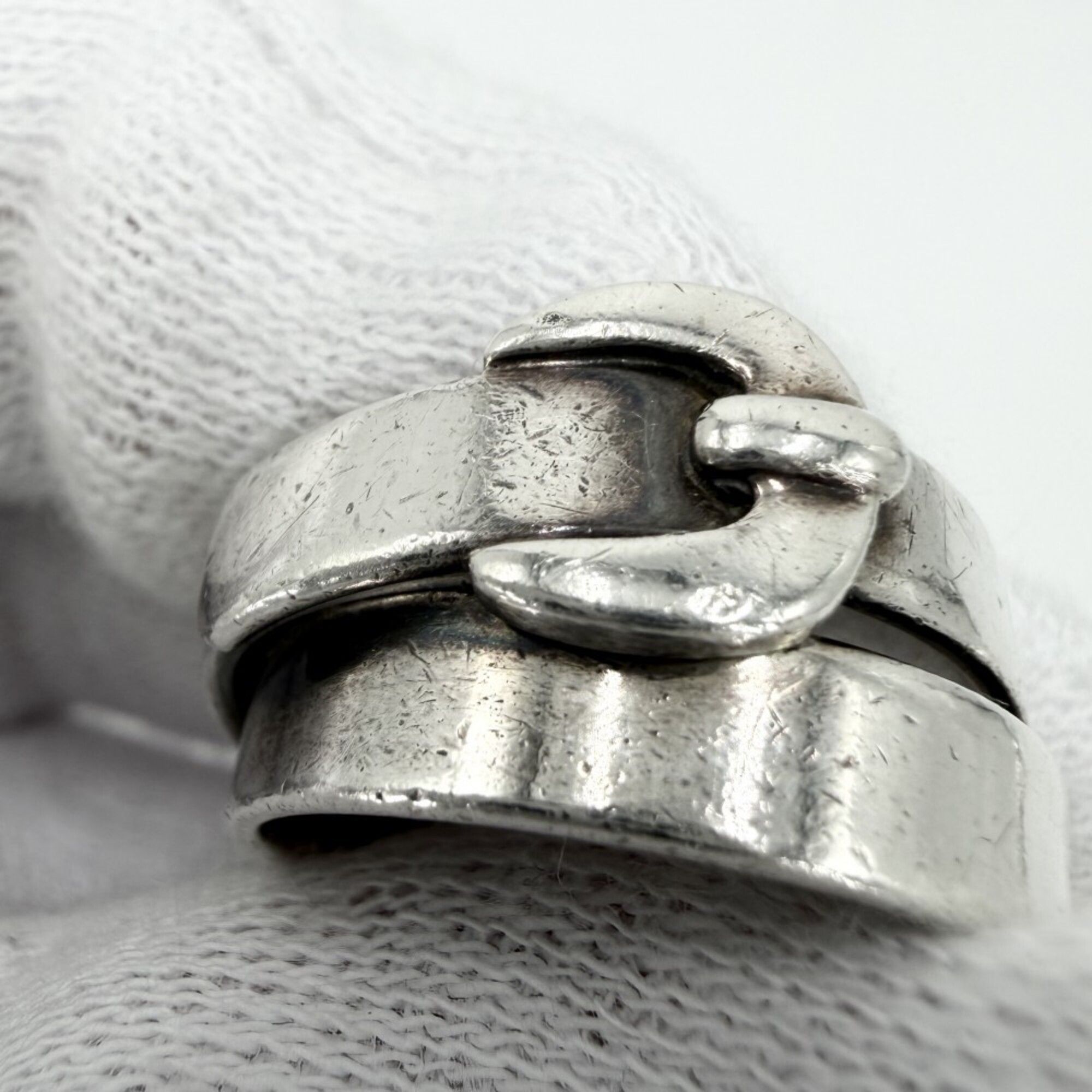 Silver 925 Band Ring (Pre-Owned) - Hermes - Modalova