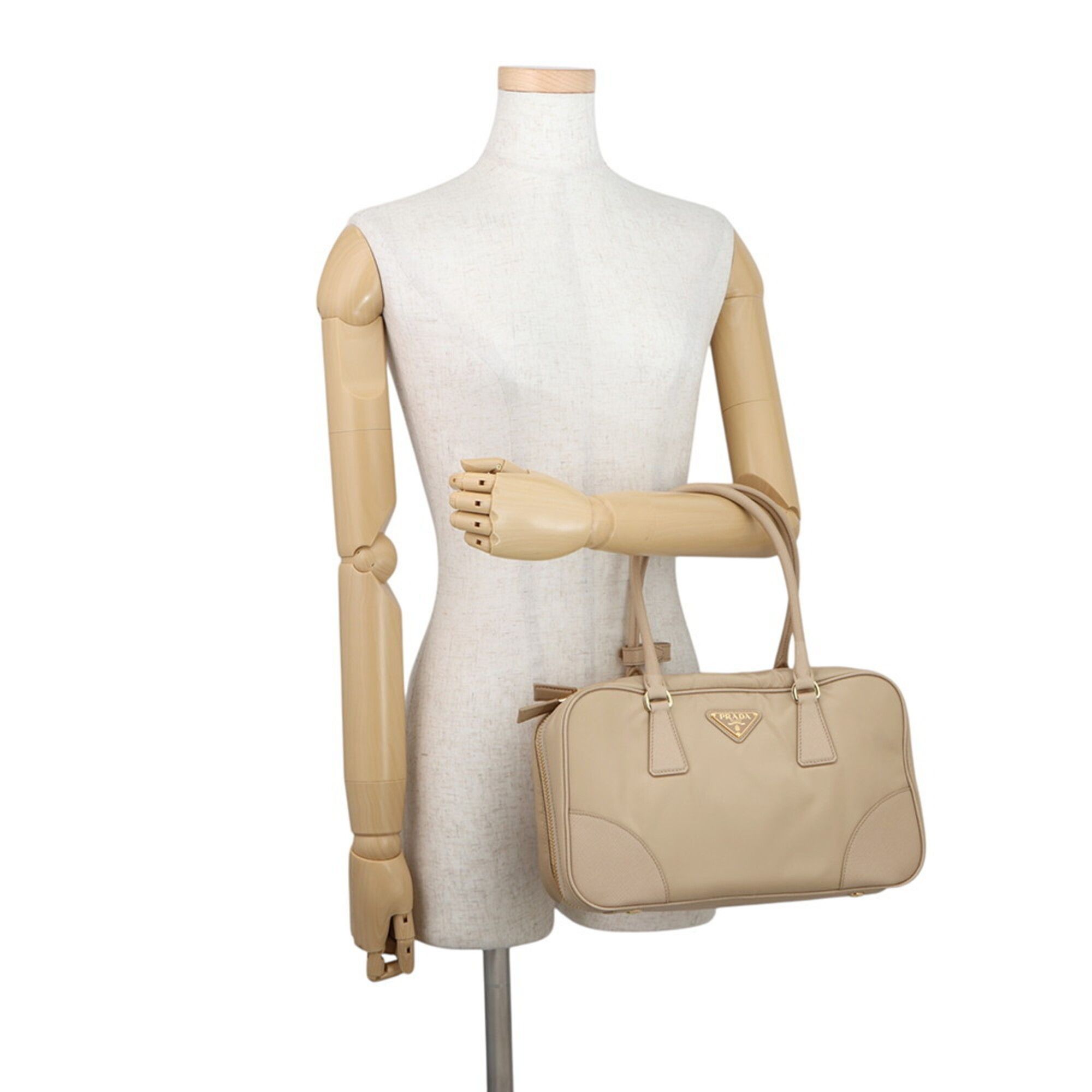 Nylon Leather Handbag Shoulder Bag (Pre-Owned) - Prada - Modalova