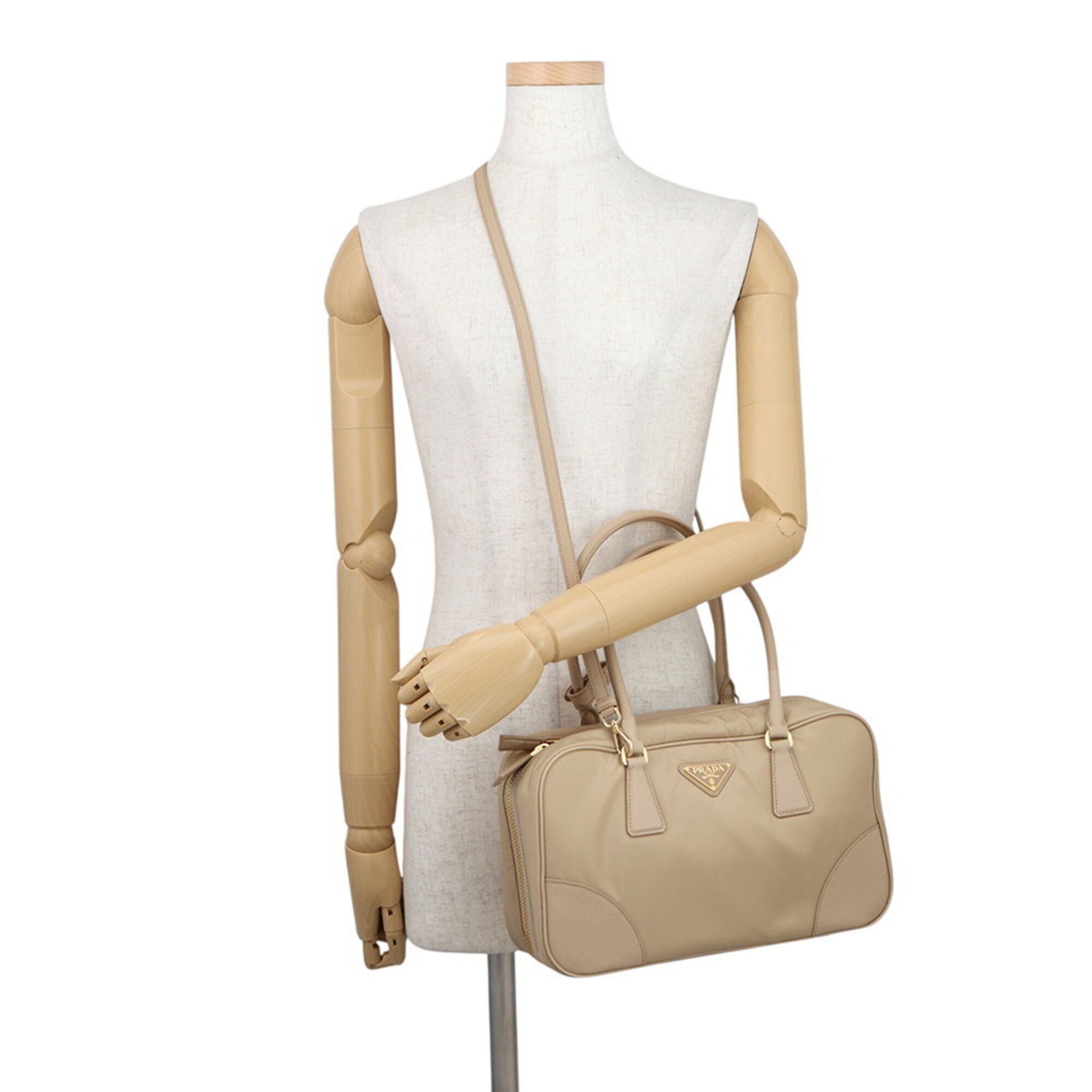 Nylon Leather Handbag Shoulder Bag (Pre-Owned) - Prada - Modalova
