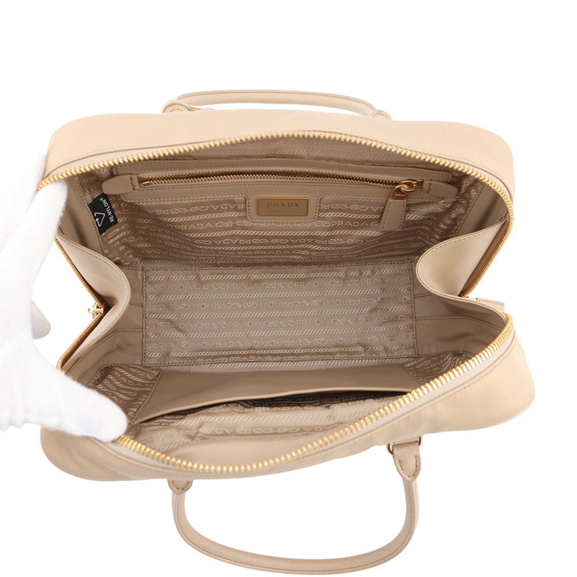 Nylon Leather Handbag Shoulder Bag (Pre-Owned) - Prada - Modalova