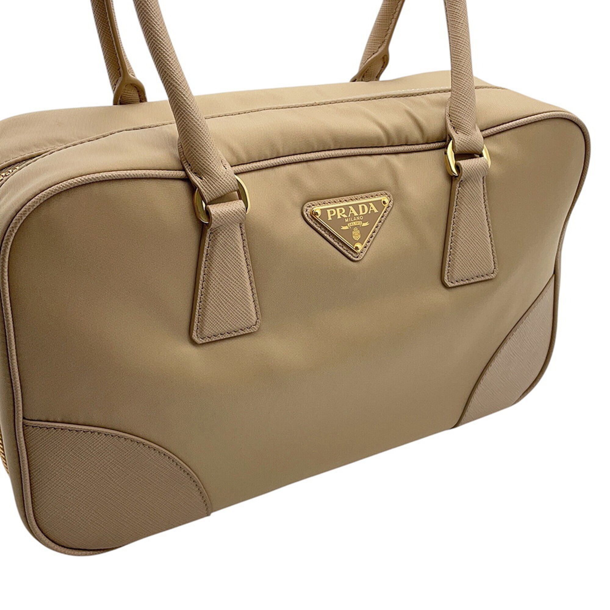 Nylon Leather Handbag Shoulder Bag (Pre-Owned) - Prada - Modalova