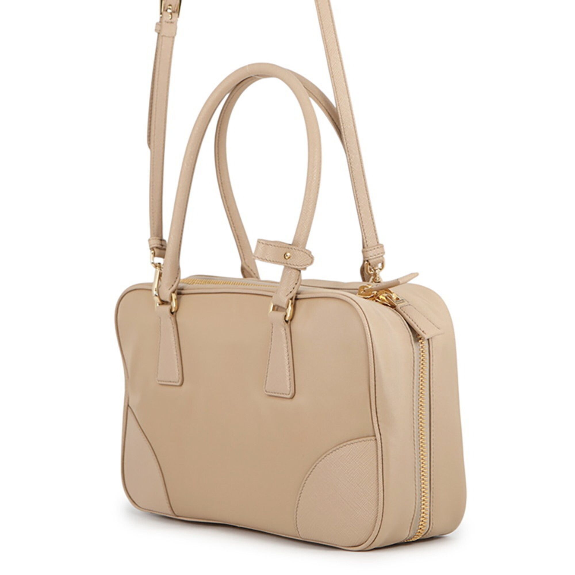 Nylon Leather Handbag Shoulder Bag (Pre-Owned) - Prada - Modalova