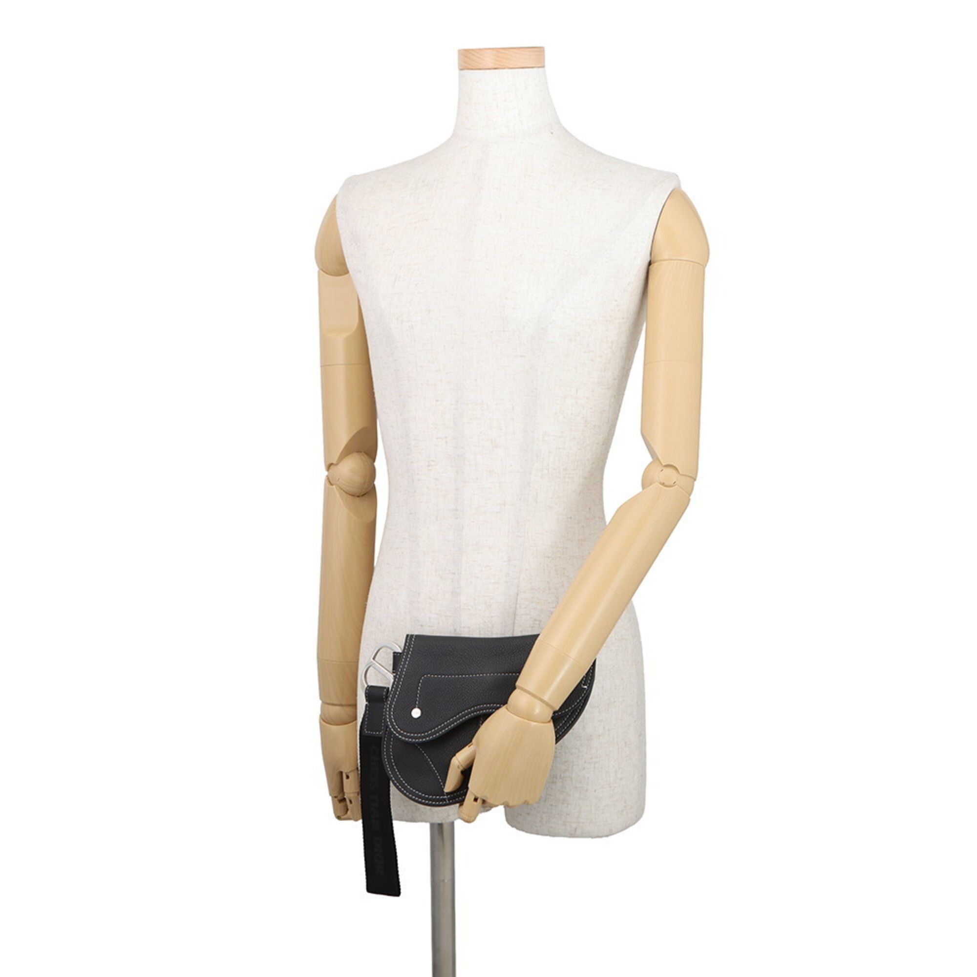 Leather Clutch Bag Handbag Saddle Bag (Pre-Owned) - Christian Dior - Modalova