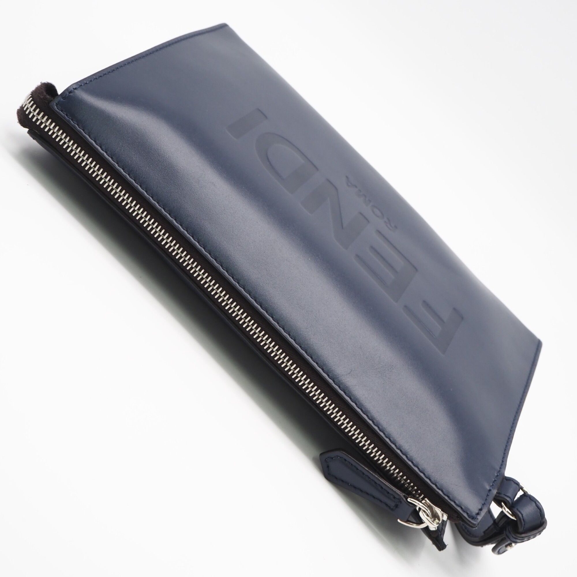 Leather Clutch Bag (Pre-Owned) - Fendi - Modalova