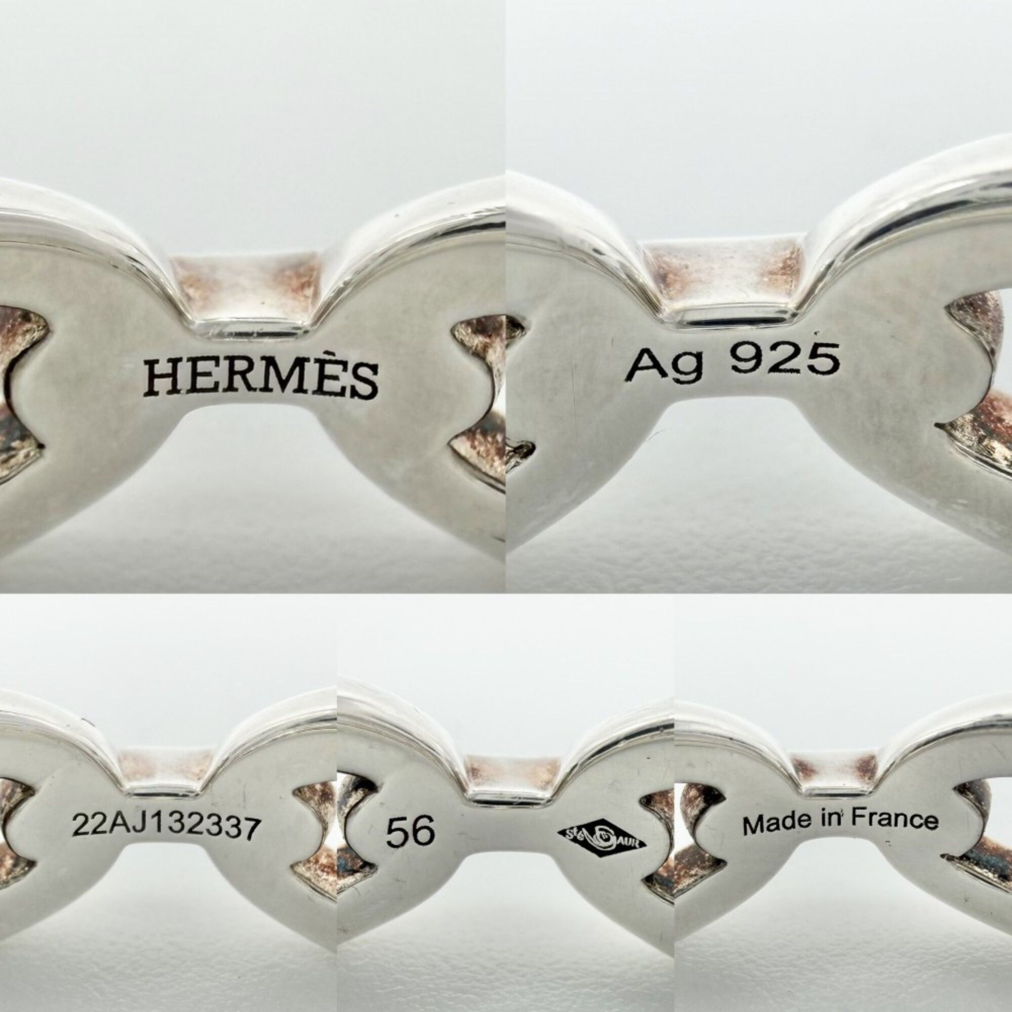 Silver 925 Band Ring (Pre-Owned) - Hermes - Modalova