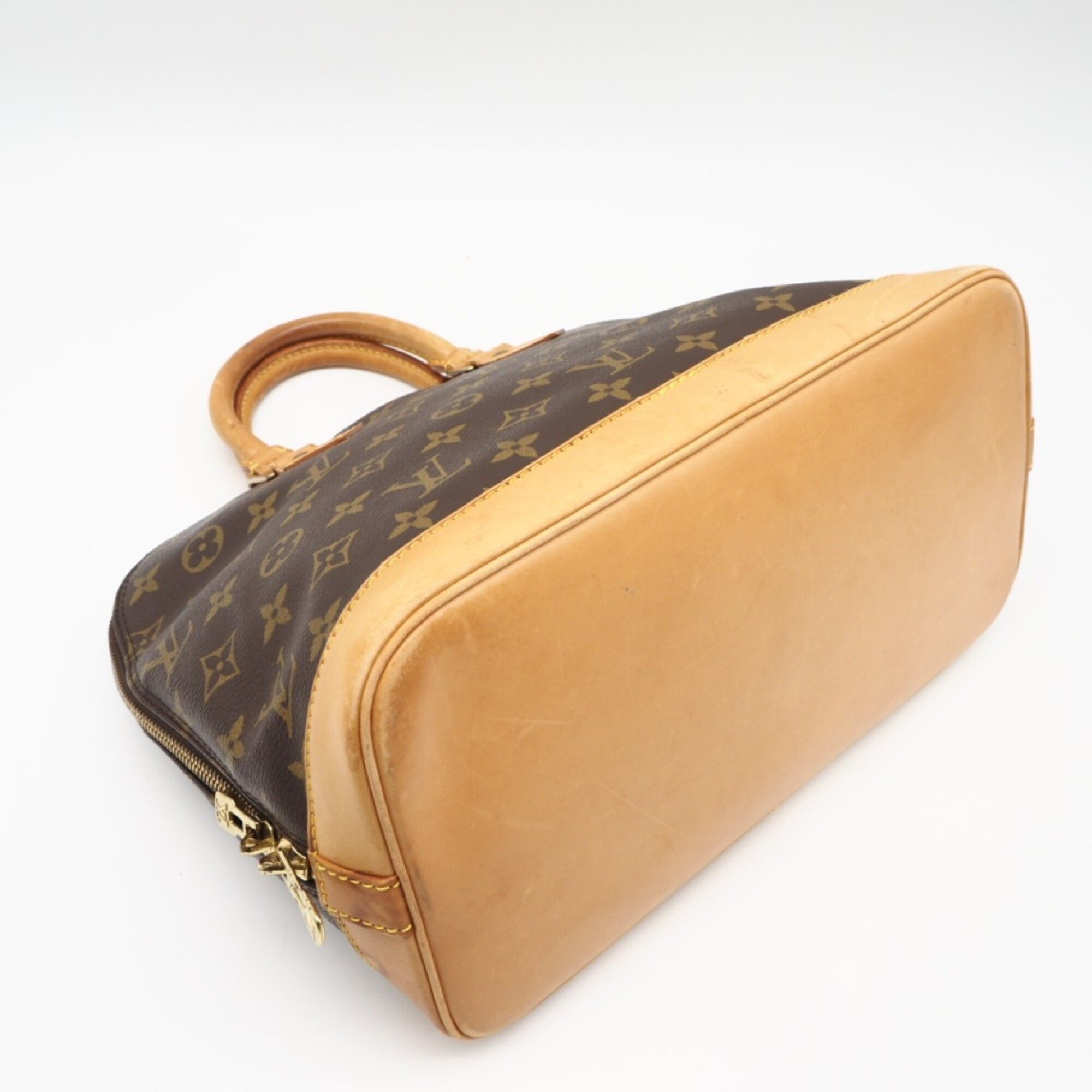 Monogram Coated Canvas Leather Handbag (Pre-Owned) - Louis Vuitton - Modalova
