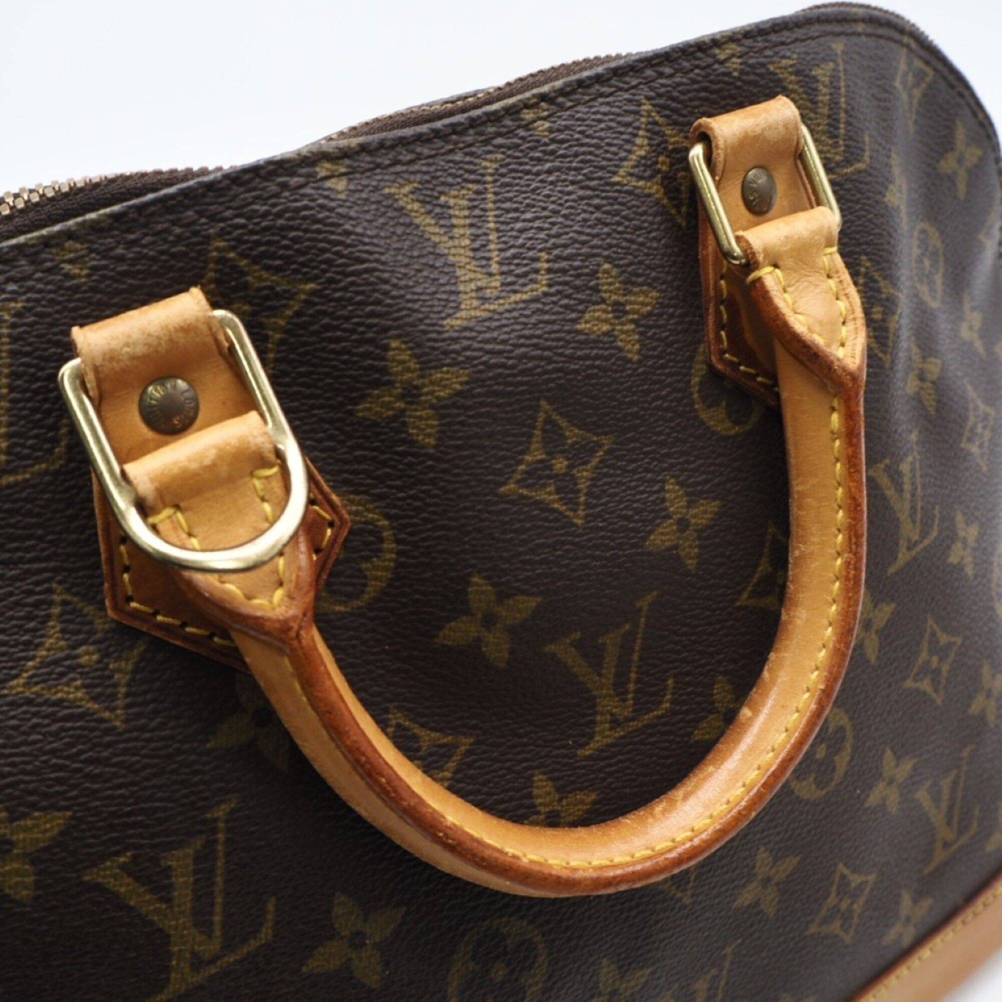 Monogram Coated Canvas Leather Handbag (Pre-Owned) - Louis Vuitton - Modalova