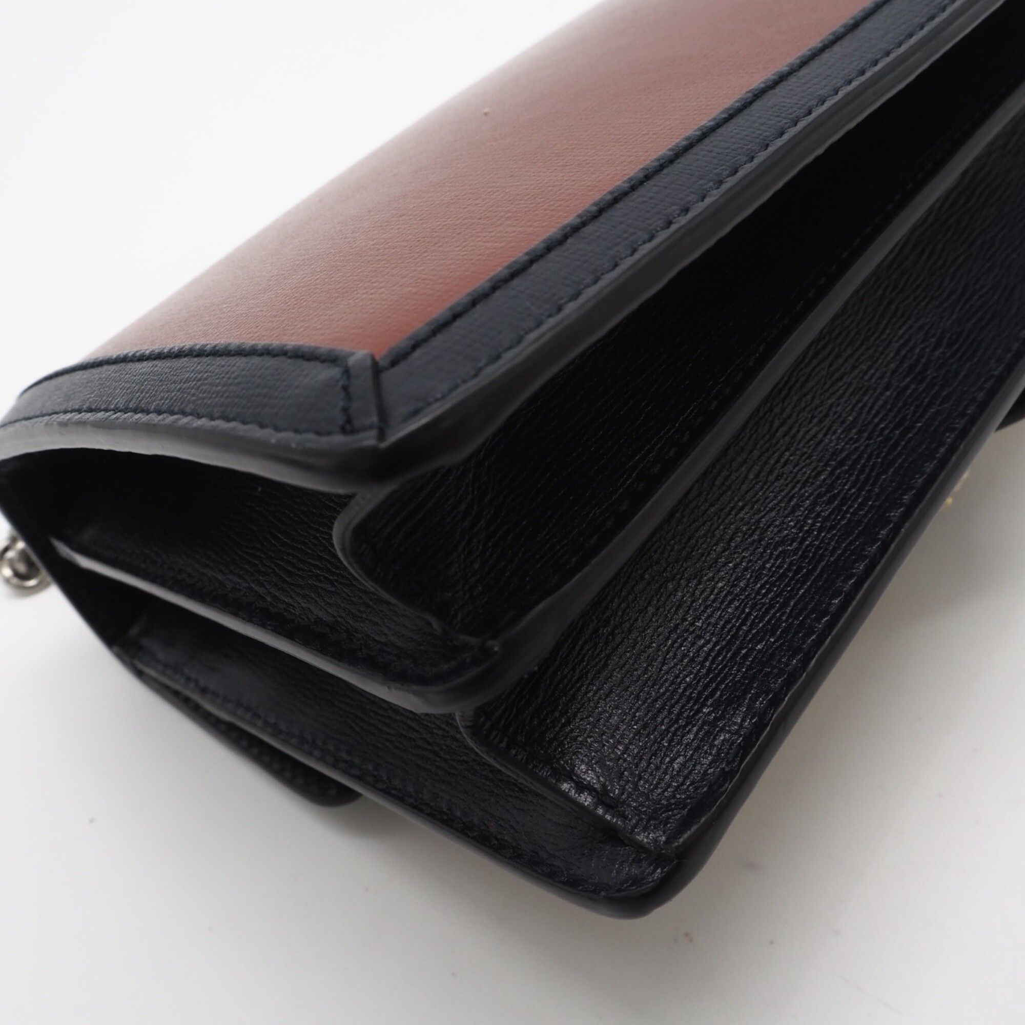 Leather Chain/Shoulder Wallet (Pre-Owned) - Gucci - Modalova