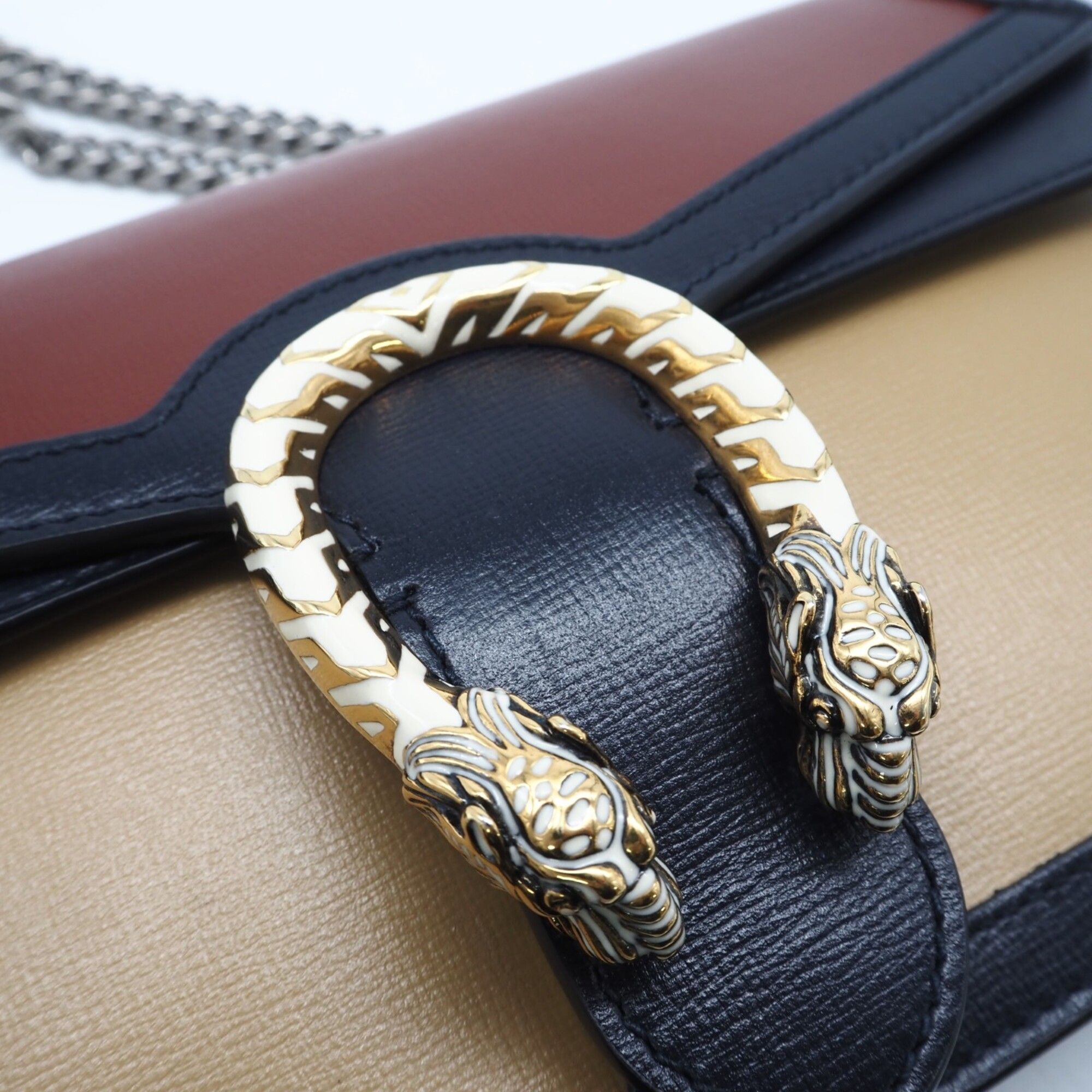 Leather Chain/Shoulder Wallet (Pre-Owned) - Gucci - Modalova