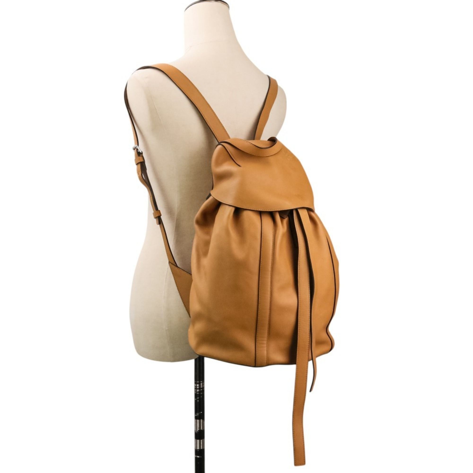Leather Backpack (Pre-Owned) - Loewe - Modalova