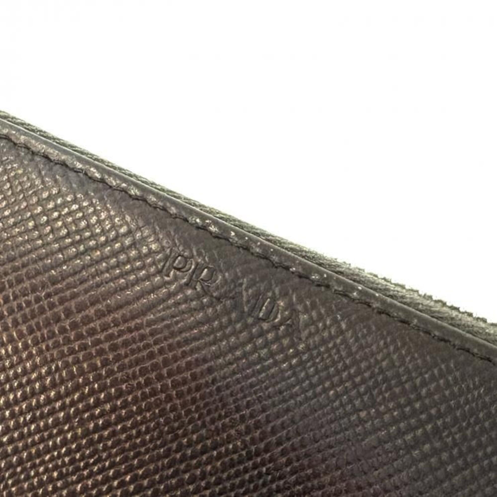 Saffiano Long Wallet (Bi-Fold) (Pre-Owned) - Prada - Modalova