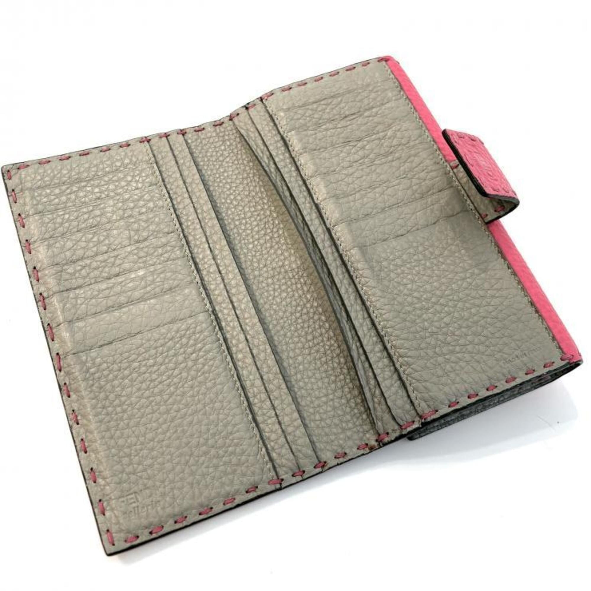 Leather Long Wallet (Bi-Fold) (Pre-Owned) - Fendi - Modalova