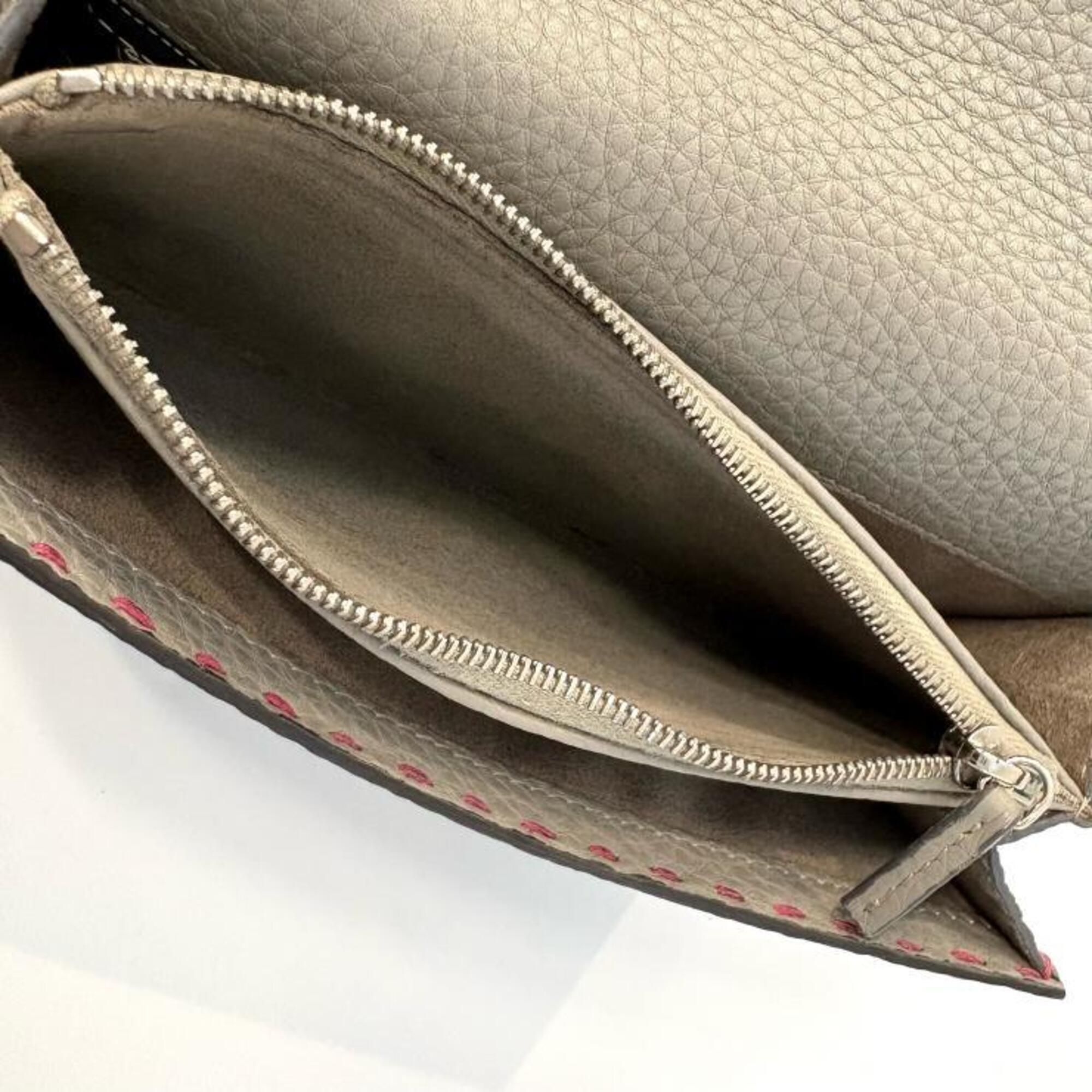 Leather Long Wallet (Bi-Fold) (Pre-Owned) - Fendi - Modalova