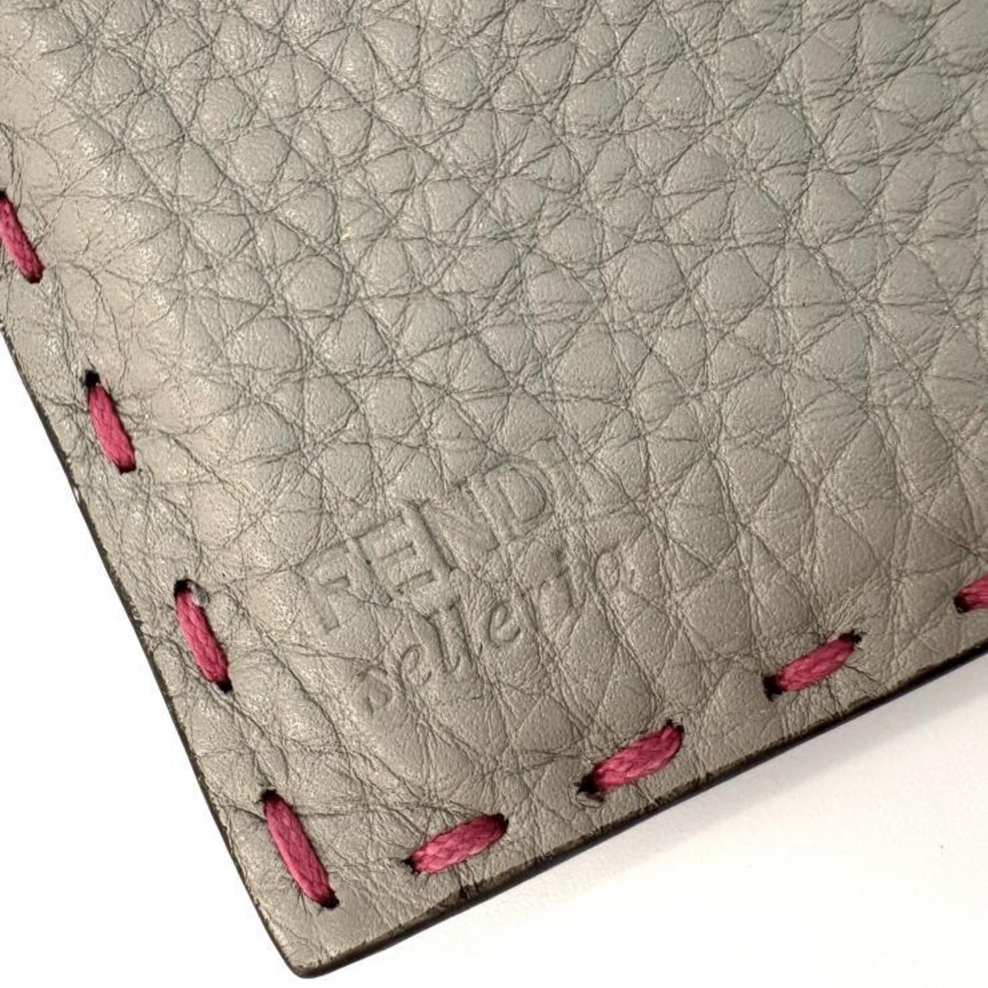 Leather Long Wallet (Bi-Fold) (Pre-Owned) - Fendi - Modalova