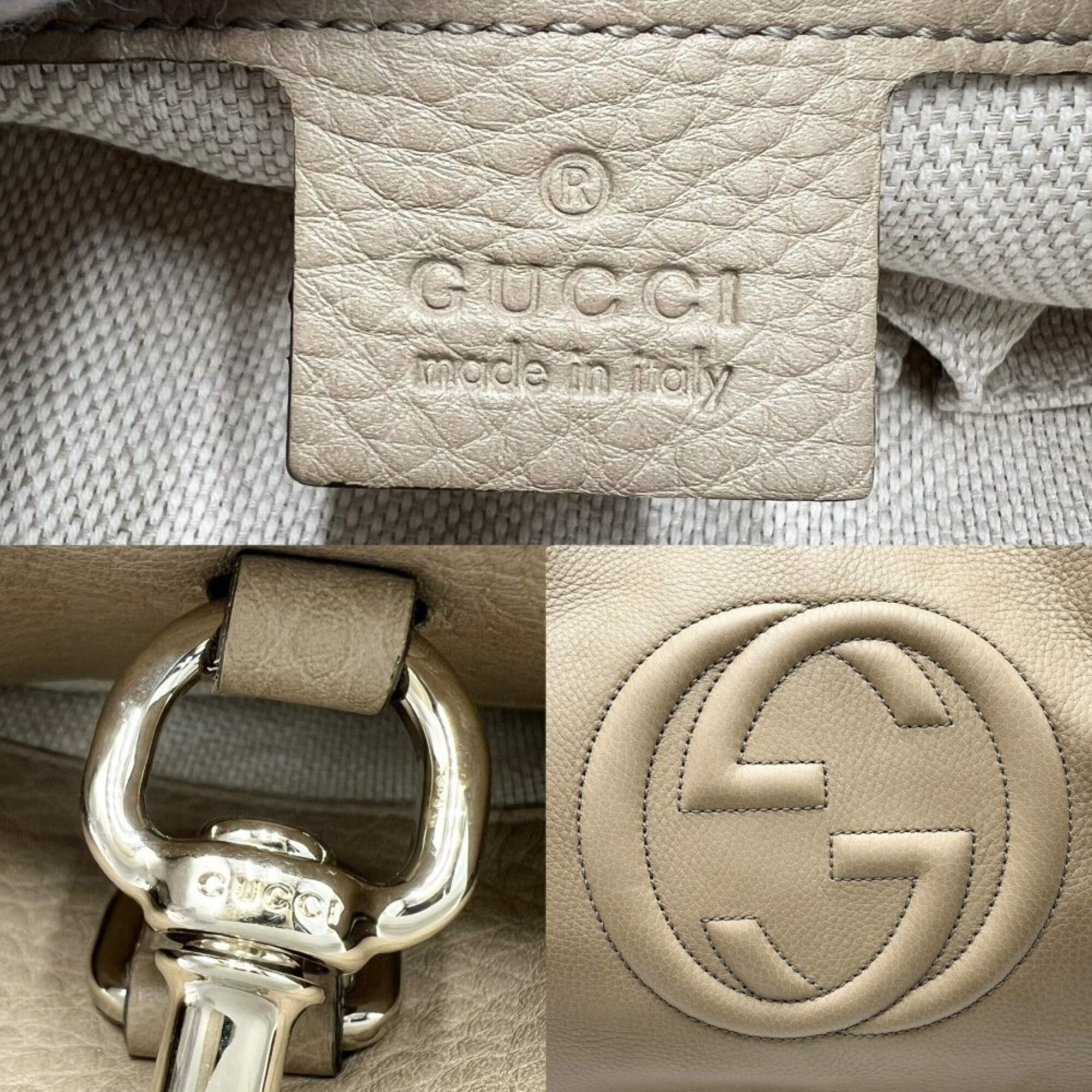 Leather Handbag (Pre-Owned) - Gucci - Modalova