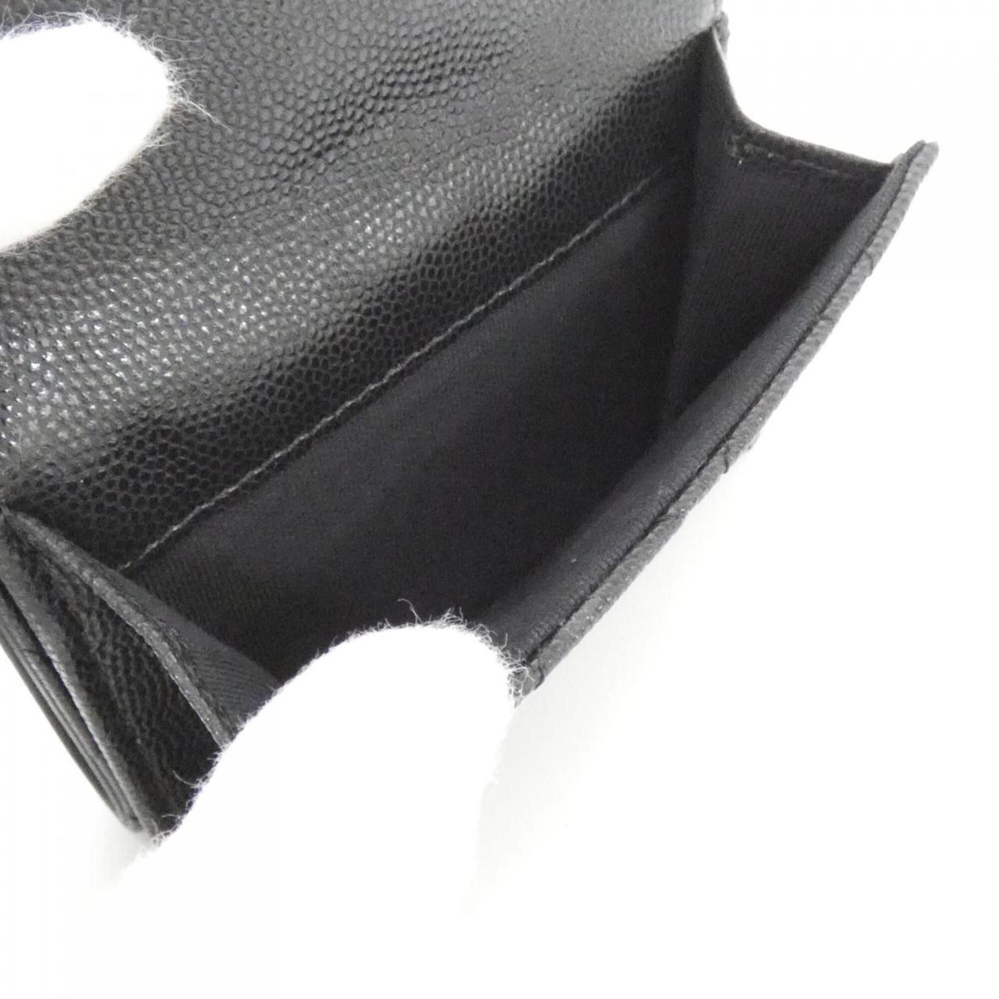 Grained Calfskin Wallet (Tri-Fold) (Pre-Owned) - Chanel - Modalova