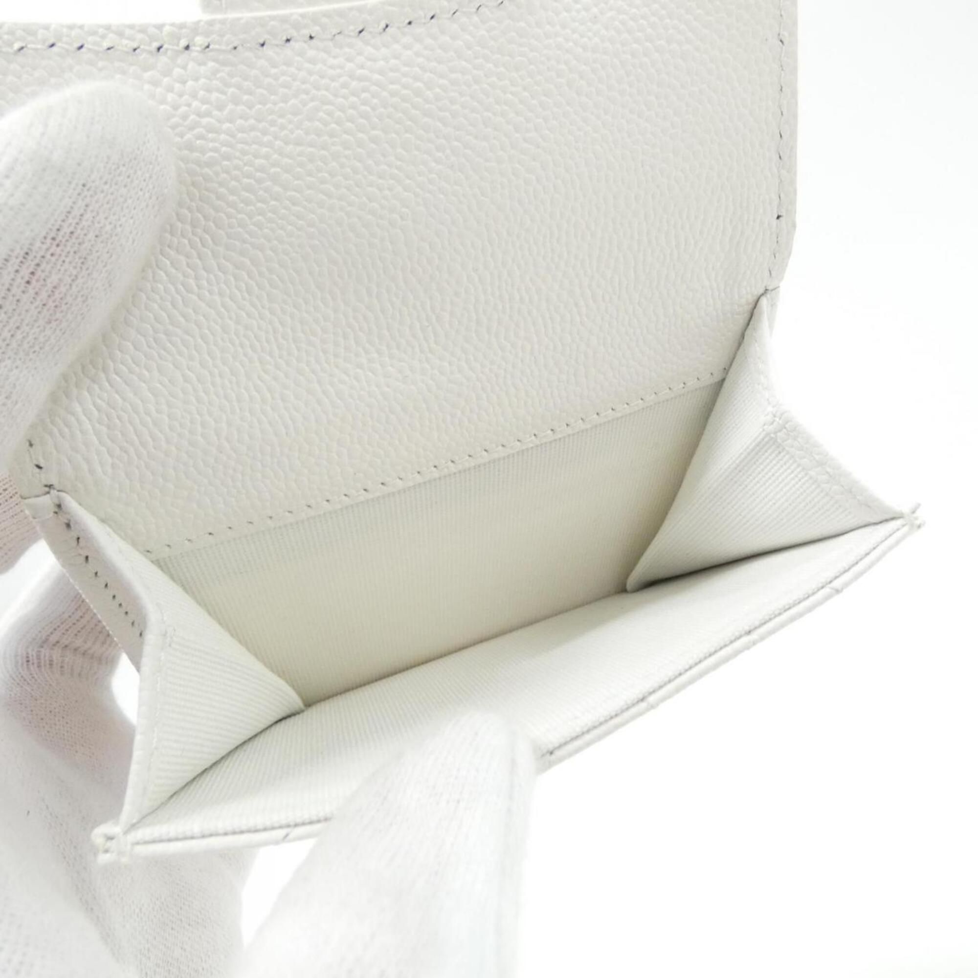 Grained Calfskin Wallet (Tri-Fold) (Pre-Owned) - Chanel - Modalova