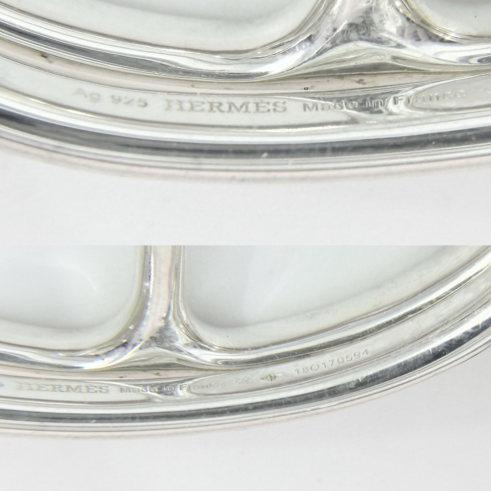 Silver 925 Band Ring (Pre-Owned) - Hermes - Modalova