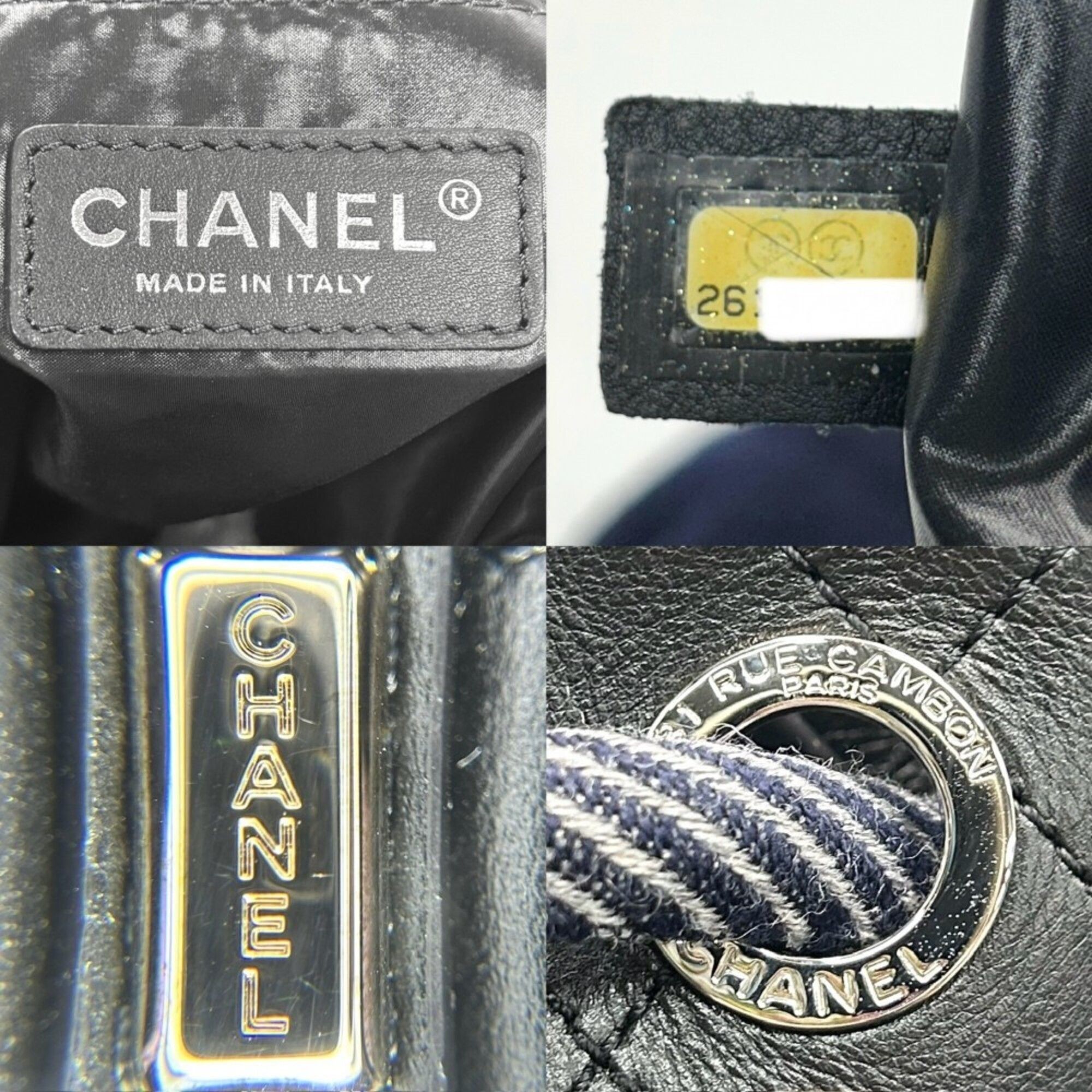 Wool Leather Shoulder Bag (Pre-Owned) - Chanel - Modalova