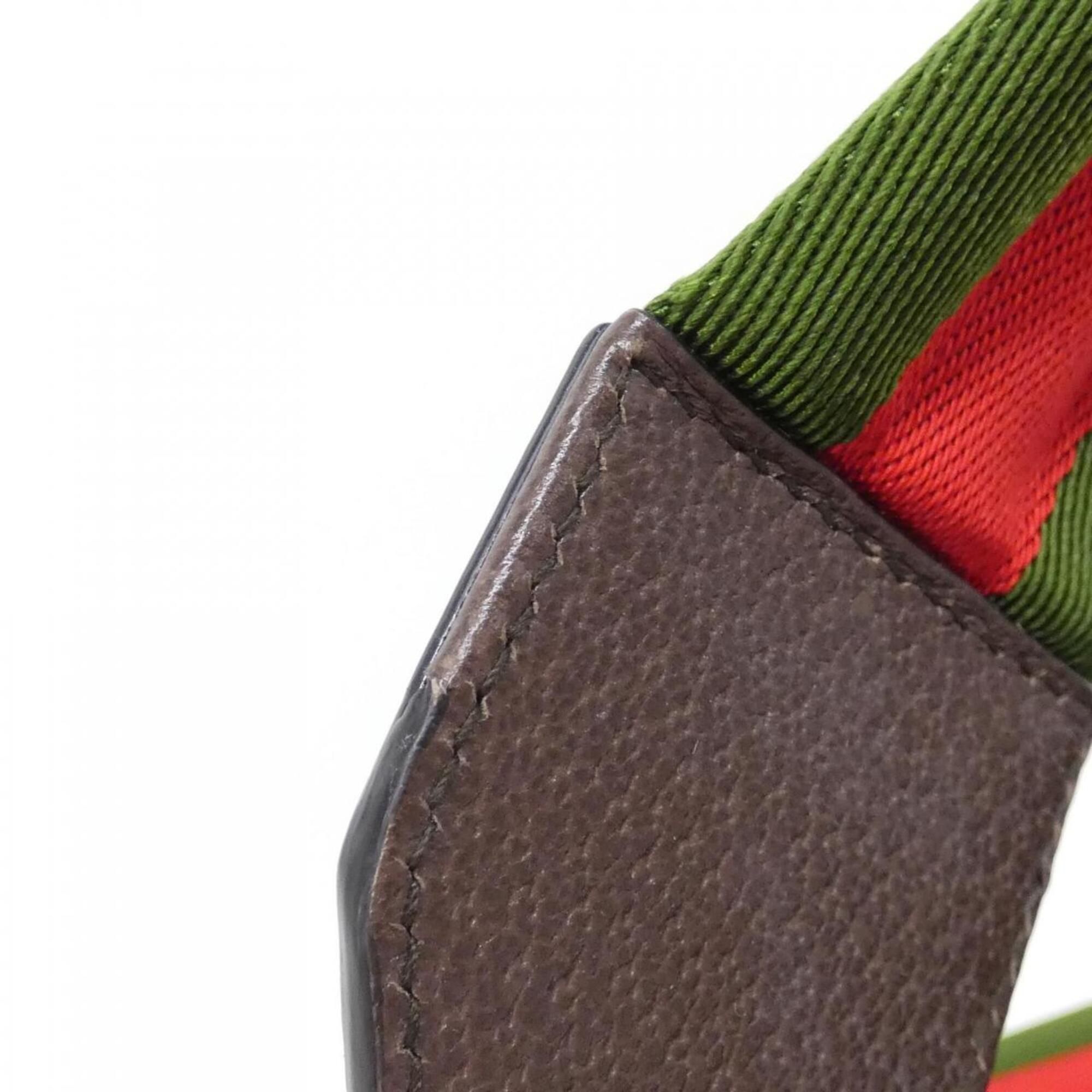 Gg Canvas Leather Backpack (Pre-Owned) - Gucci - Modalova