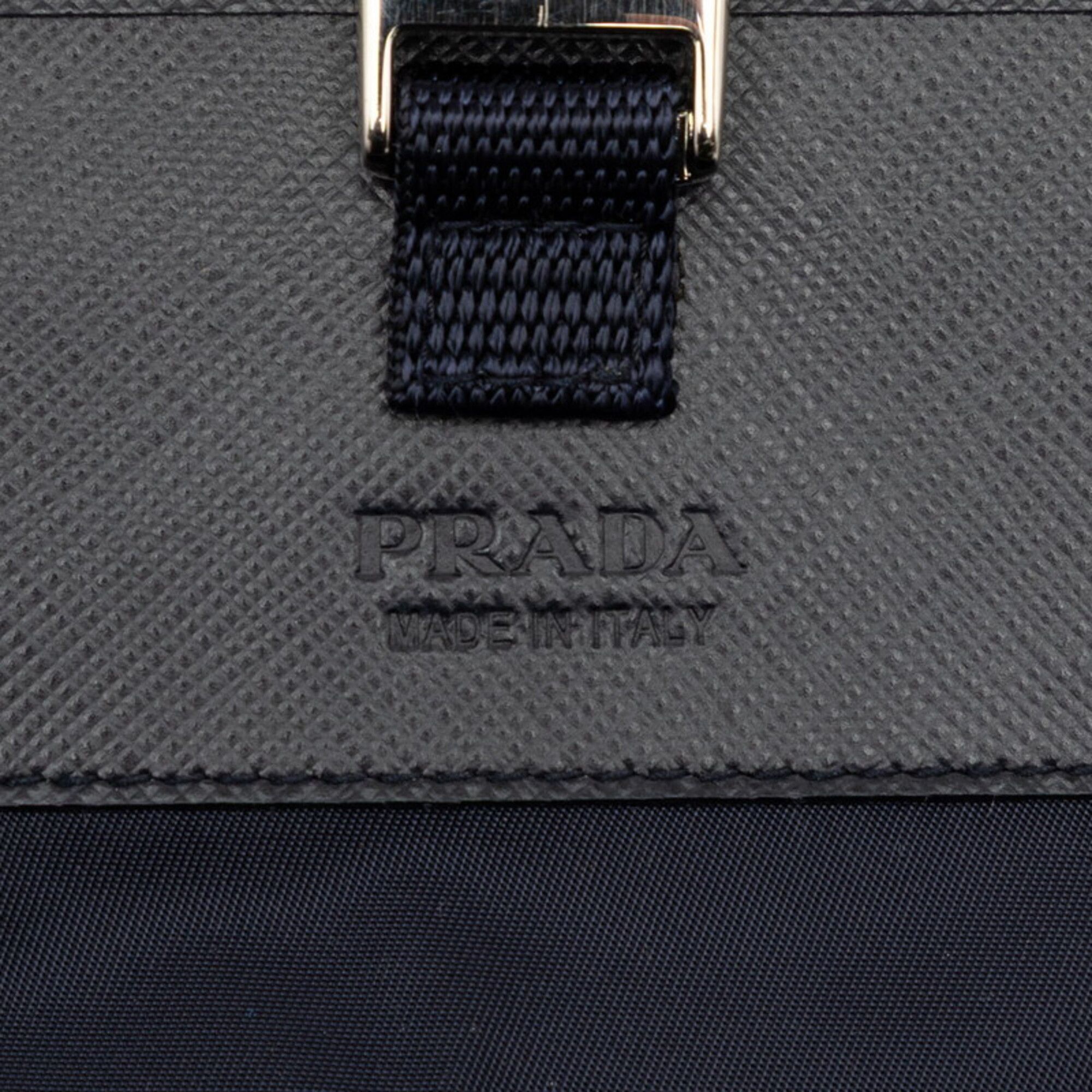 Nylon Leather Shoulder Bag (Pre-Owned) - Prada - Modalova
