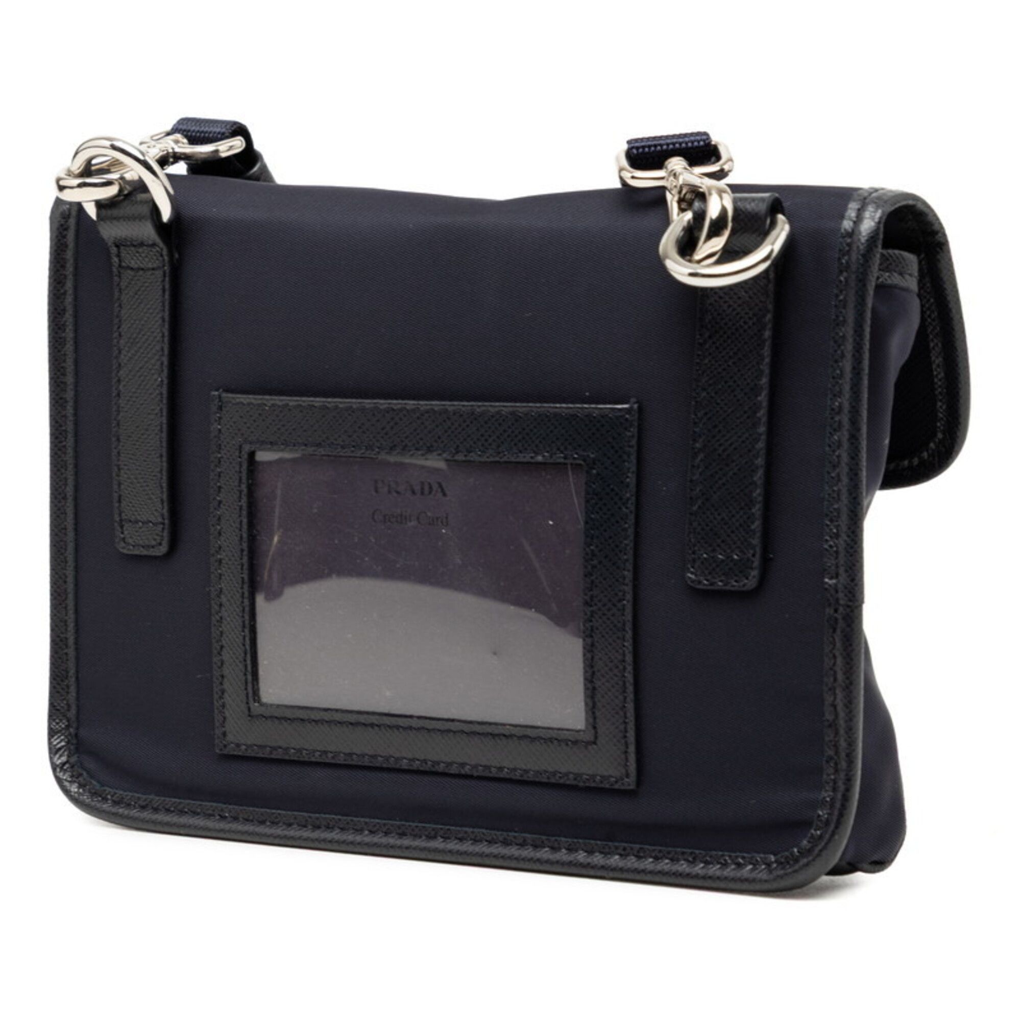 Nylon Leather Shoulder Bag (Pre-Owned) - Prada - Modalova