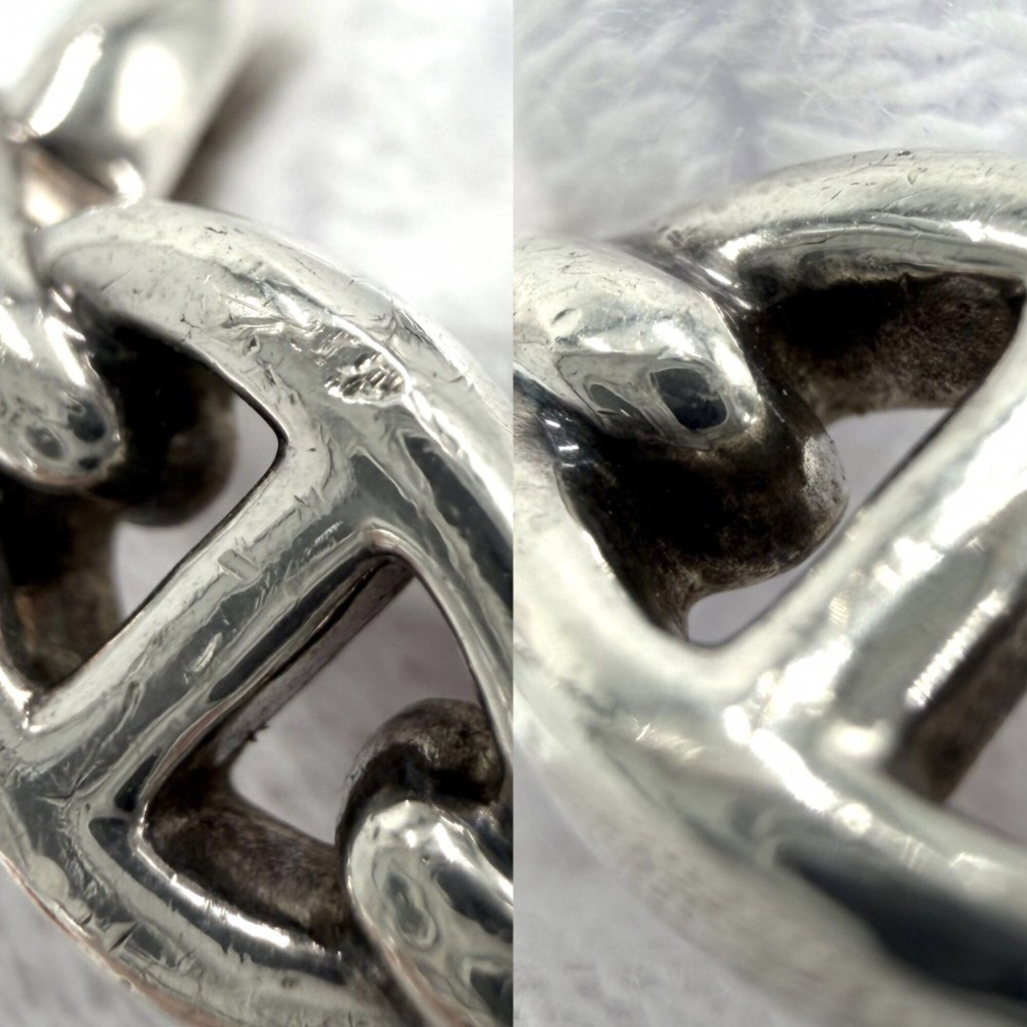 Silver 925 Band Ring (Pre-Owned) - Hermes - Modalova