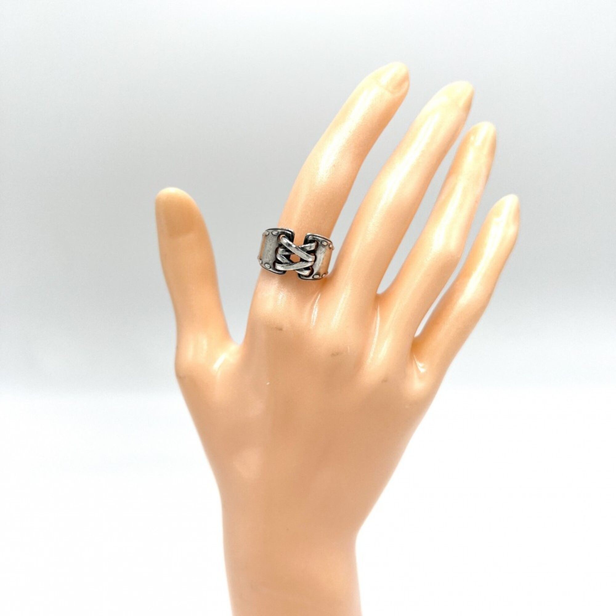 Silver 925 Band Ring (Pre-Owned) - Hermes - Modalova