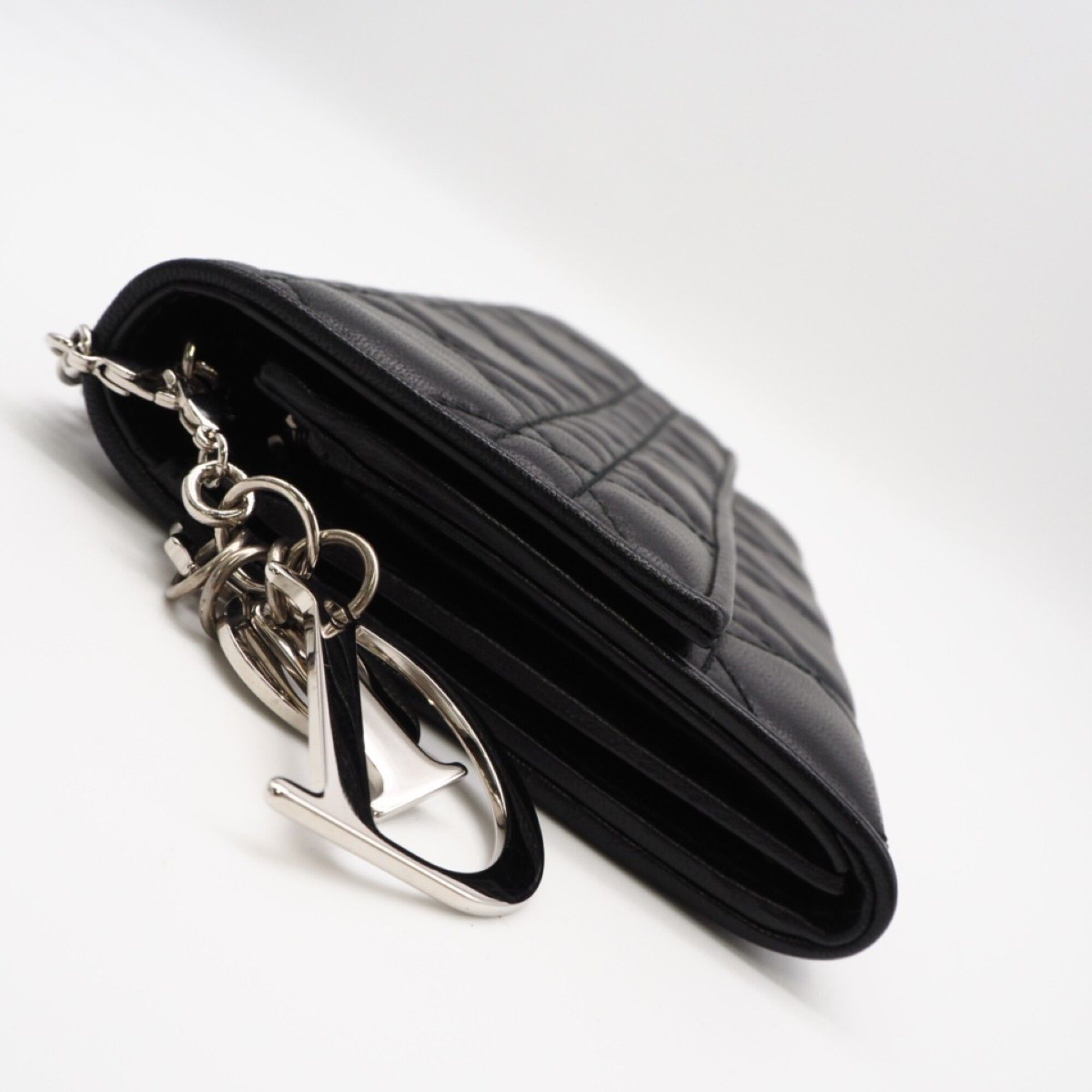 Leather Chain/Shoulder Wallet (Pre-Owned) - Christian Dior - Modalova