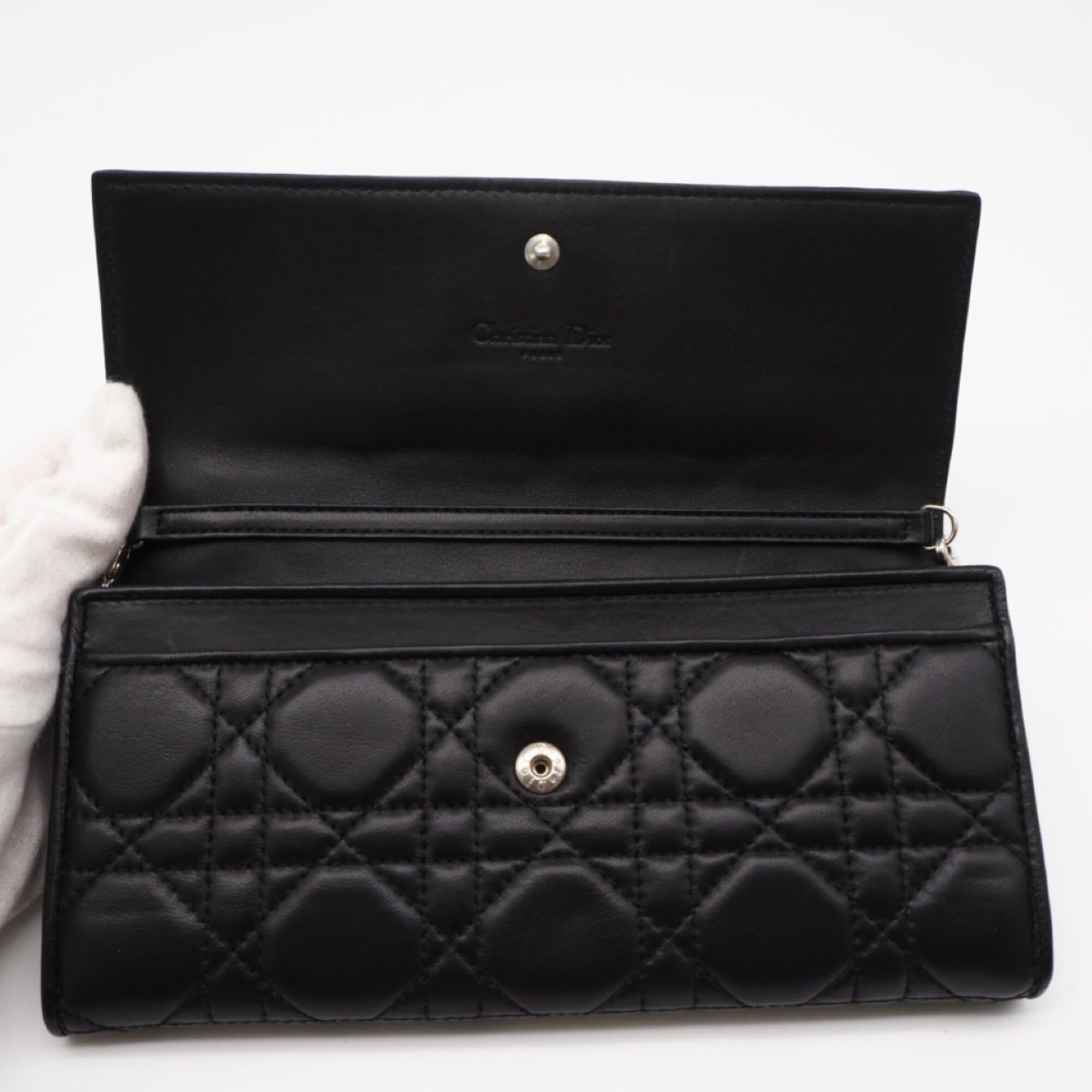 Leather Chain/Shoulder Wallet (Pre-Owned) - Christian Dior - Modalova