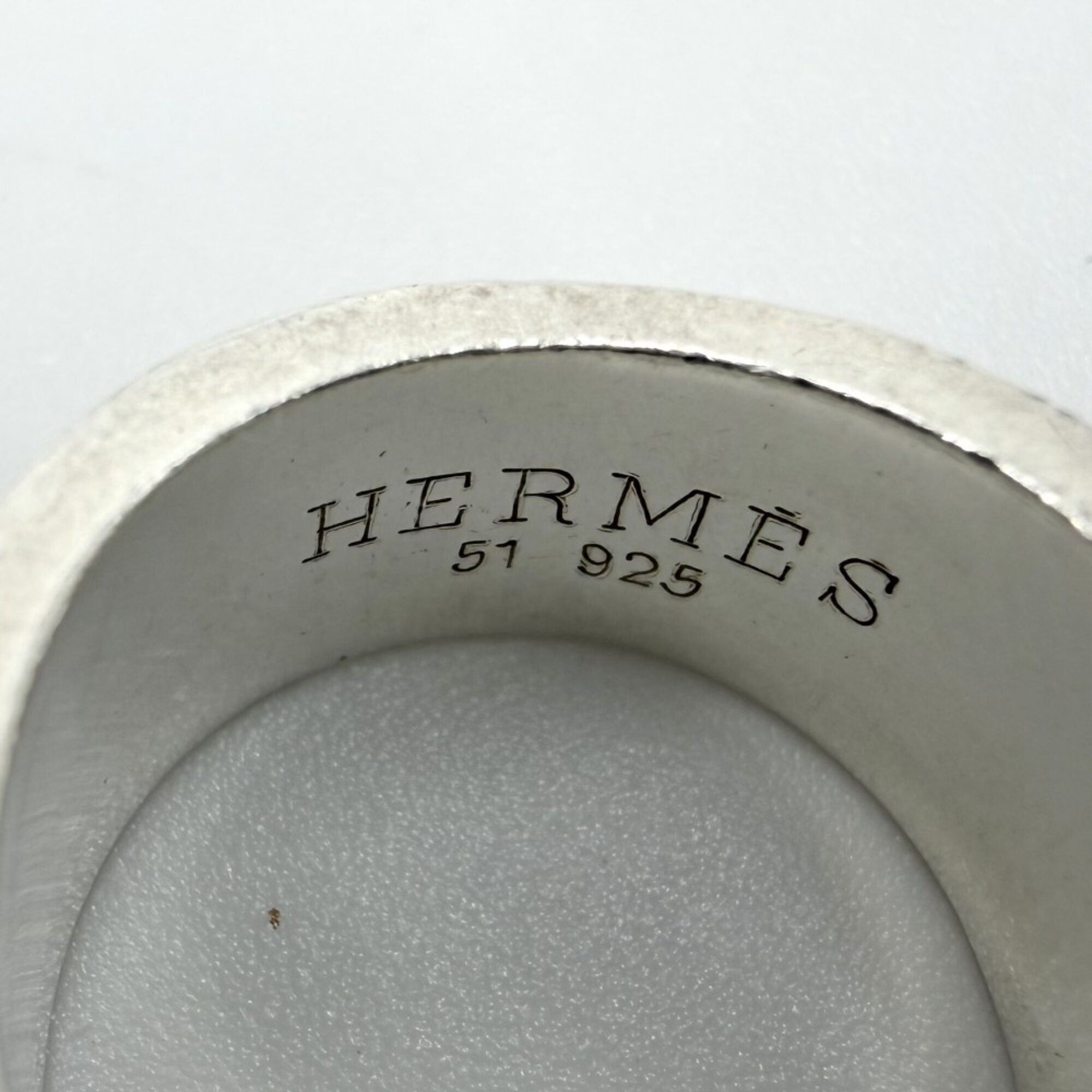 Silver 925 Band Ring (Pre-Owned) - Hermes - Modalova