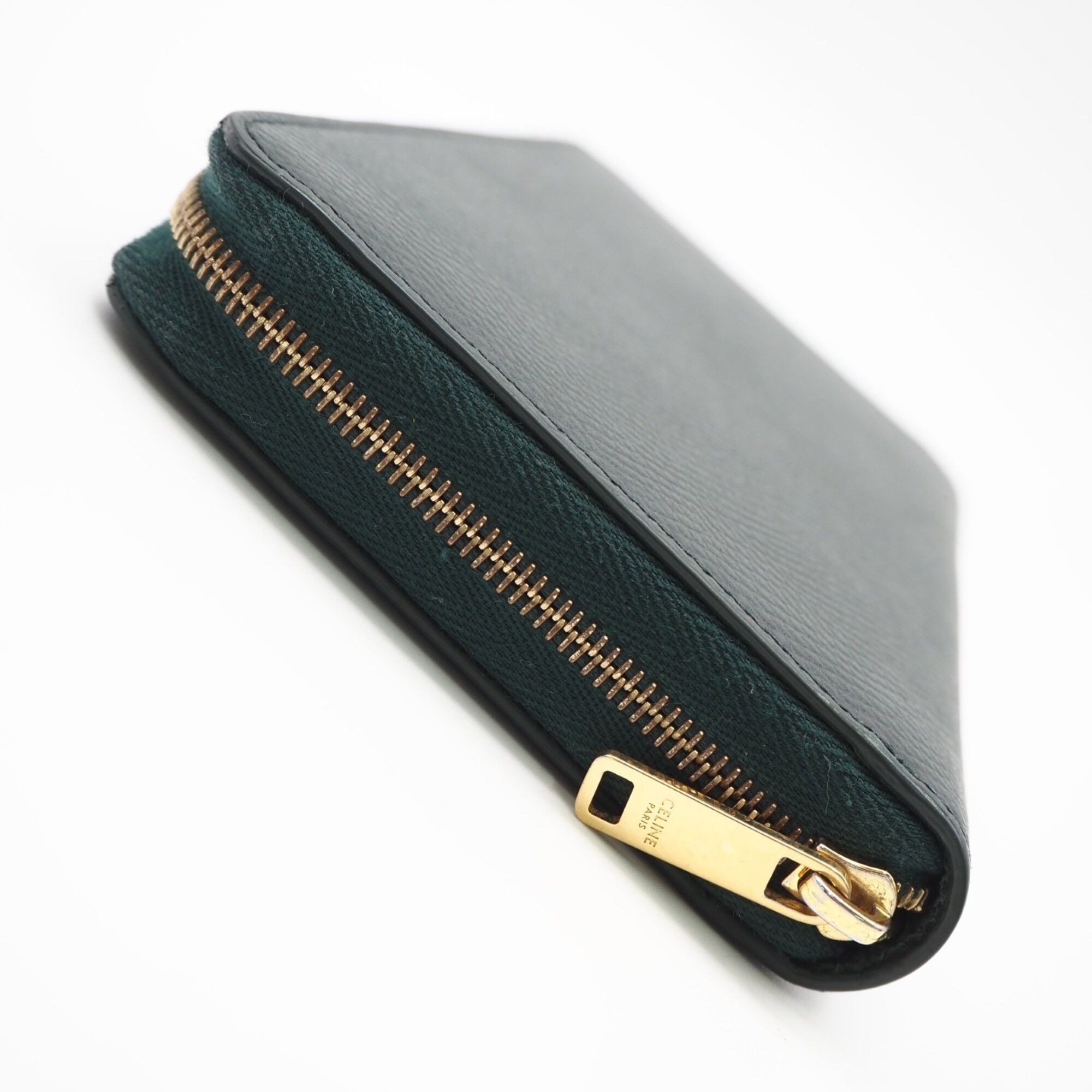 Leather Long Wallet (Bi-Fold) (Pre-Owned) - Celine - Modalova