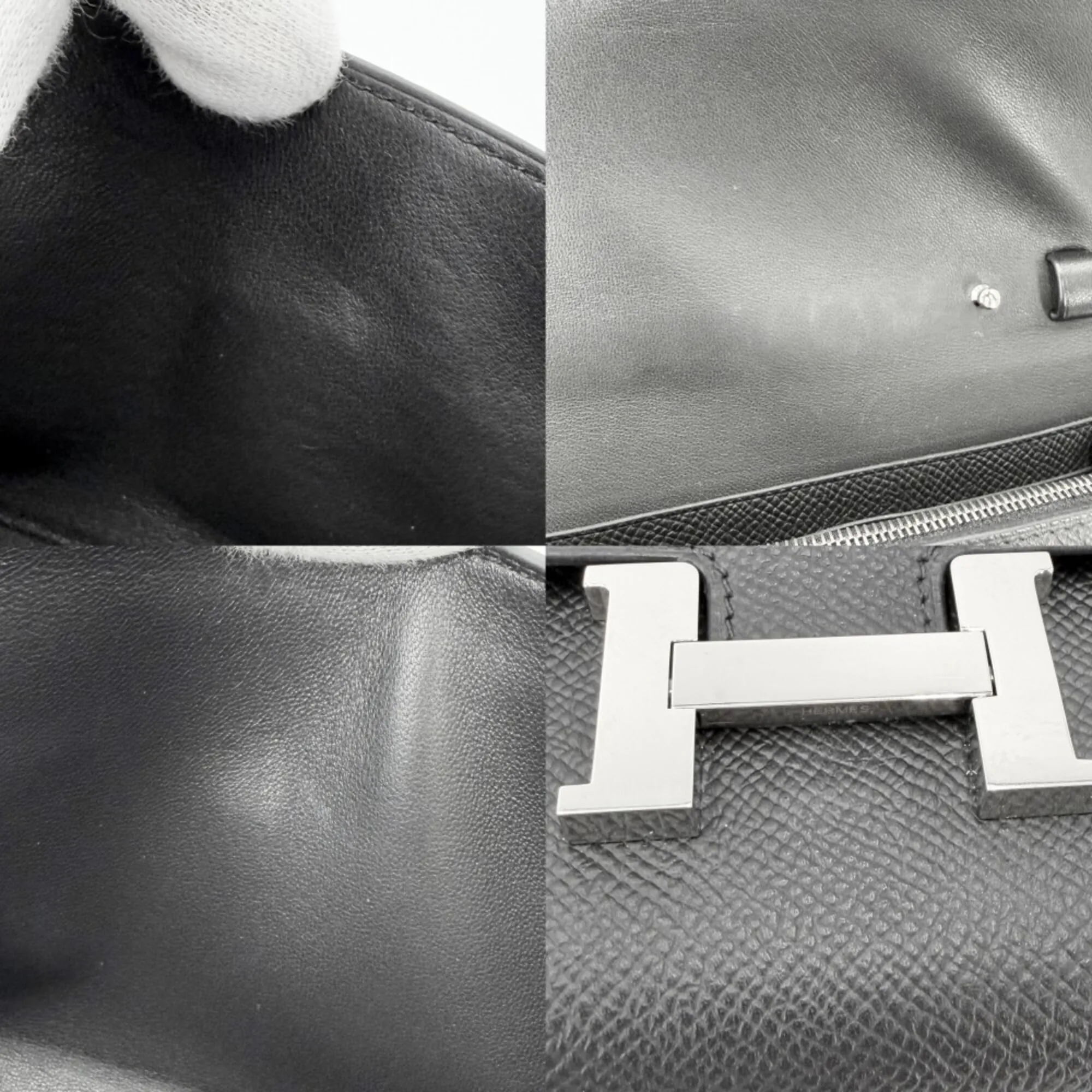 Epsom Leather Chain/Shoulder Wallet (Pre-Owned) - Hermes - Modalova