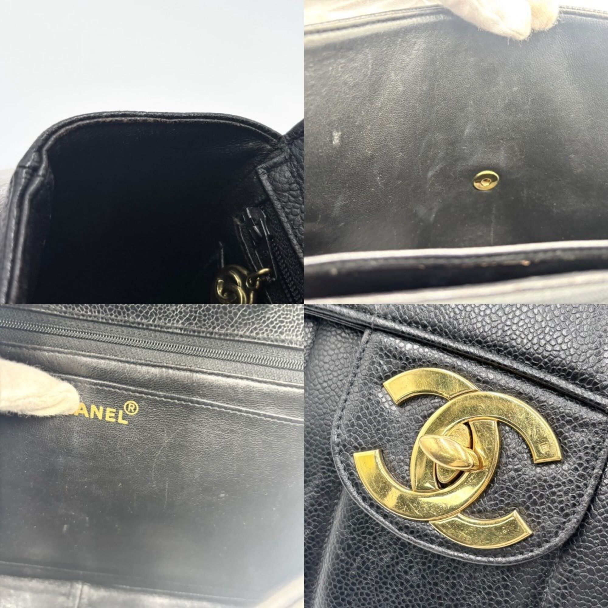Grained Calfskin Shoulder Bag (Pre-Owned) - Chanel - Modalova