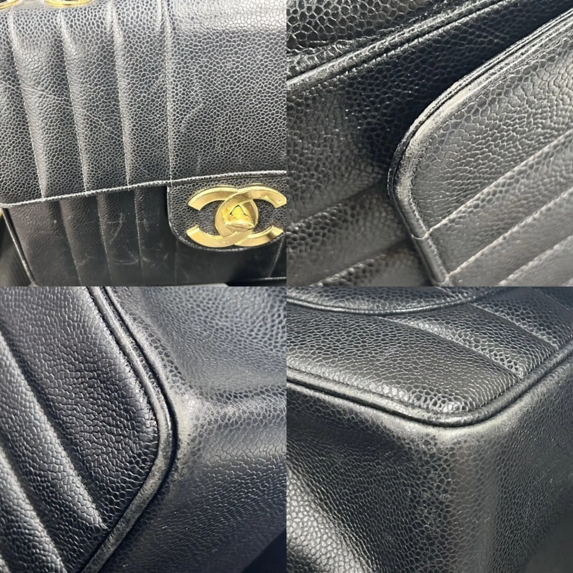 Grained Calfskin Shoulder Bag (Pre-Owned) - Chanel - Modalova
