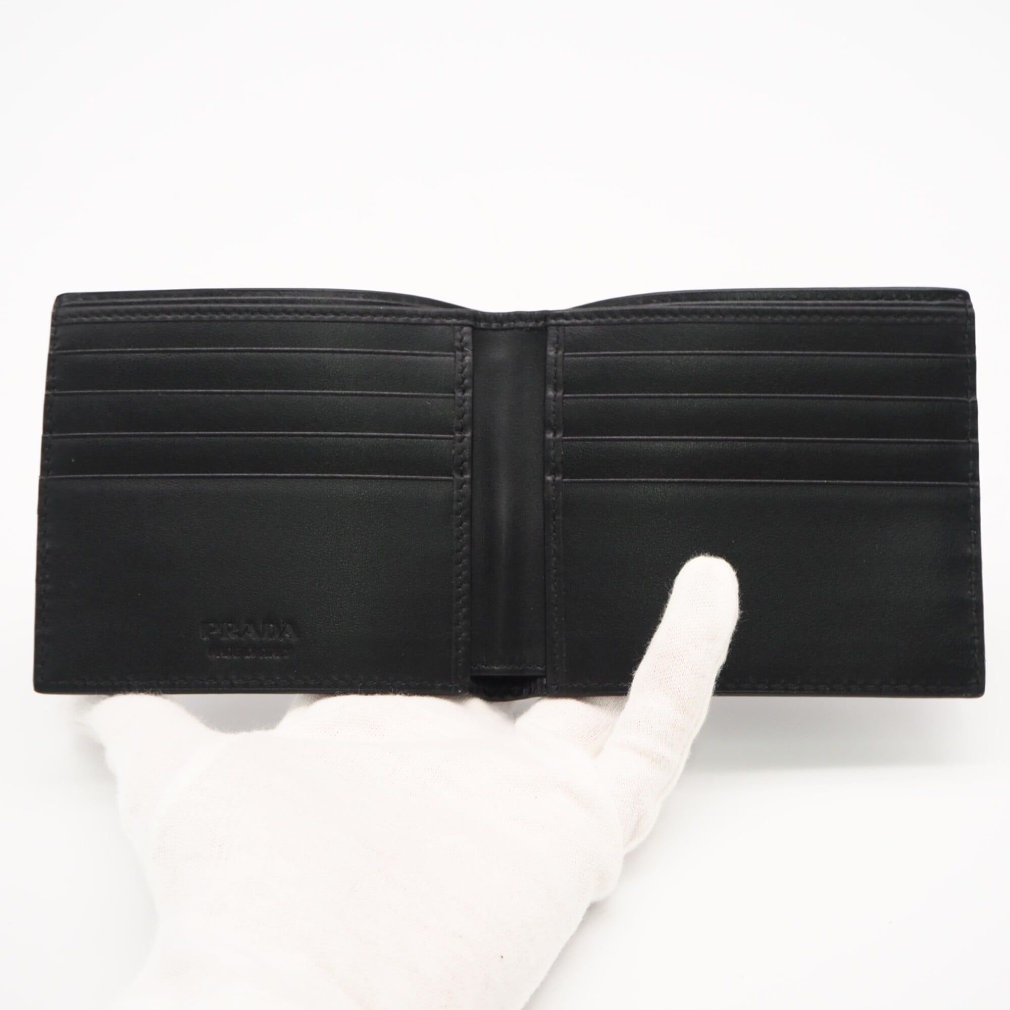 Leather Wallet (Bi-Fold) (Pre-Owned) - Prada - Modalova