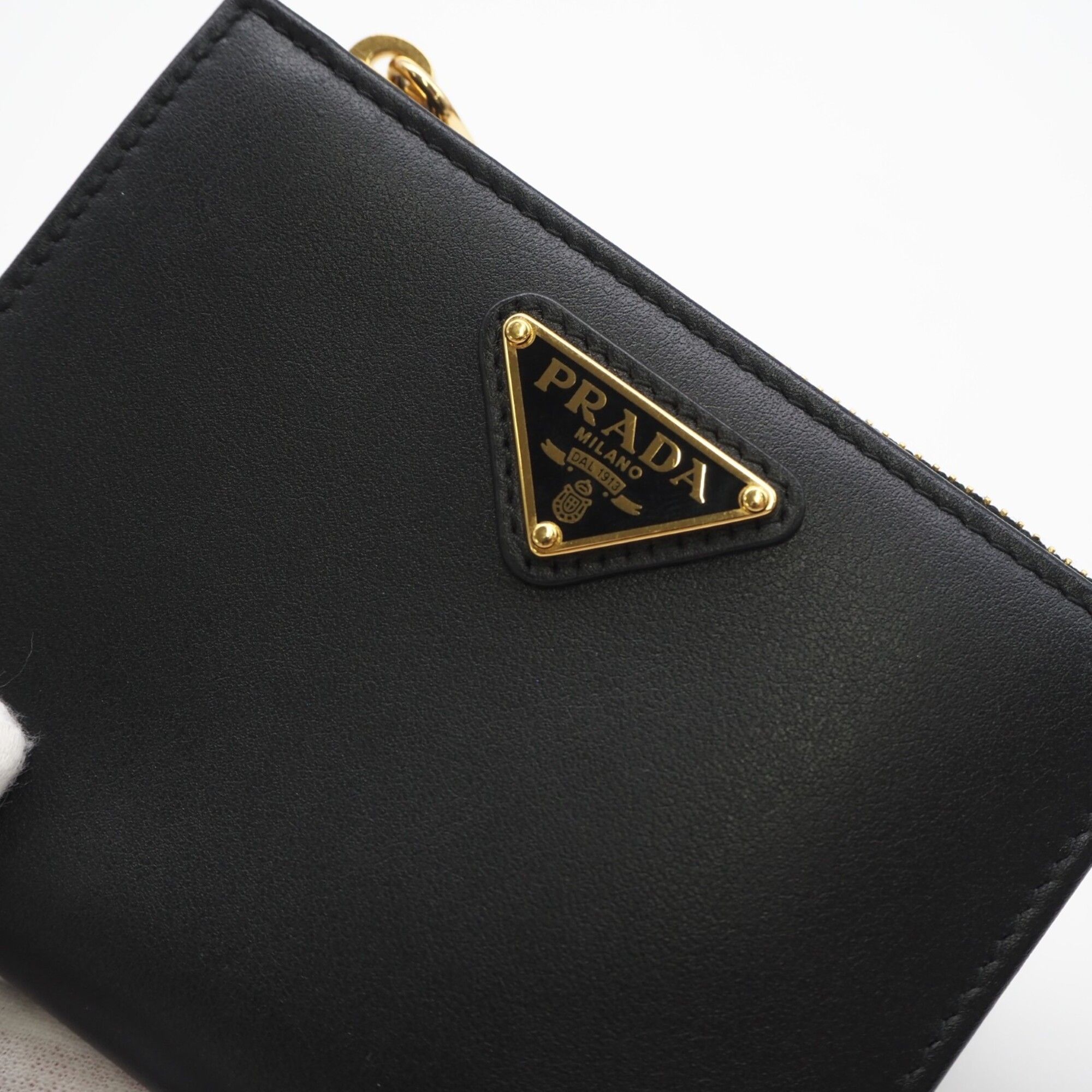 Leather Wallet (Bi-Fold) (Pre-Owned) - Prada - Modalova