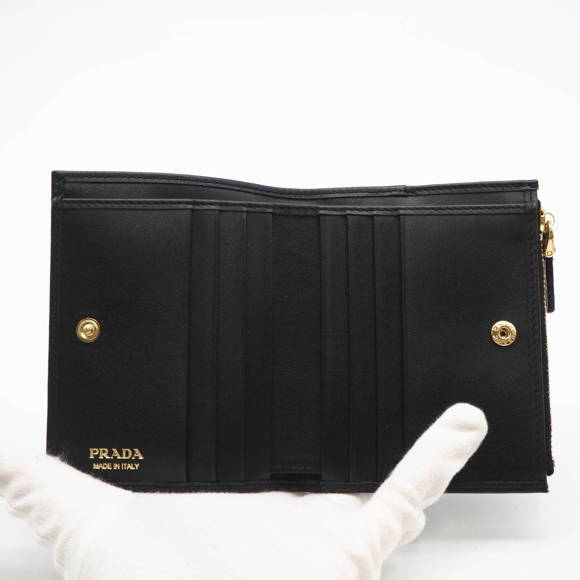 Leather Wallet (Bi-Fold) (Pre-Owned) - Prada - Modalova