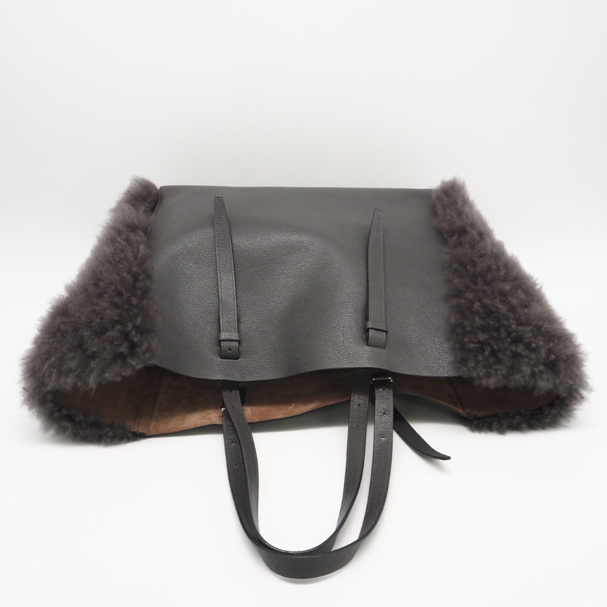 Leather Polyester Tote Bag (Pre-Owned) - Valextra - Modalova