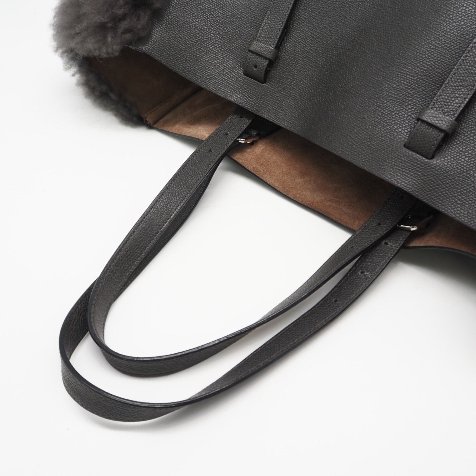 Leather Polyester Tote Bag (Pre-Owned) - Valextra - Modalova
