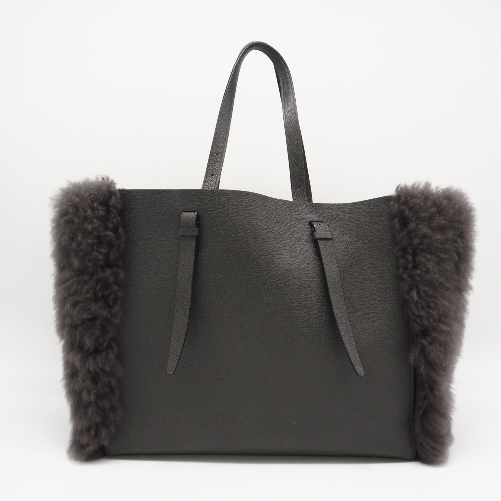 Leather Polyester Tote Bag (Pre-Owned) - Valextra - Modalova