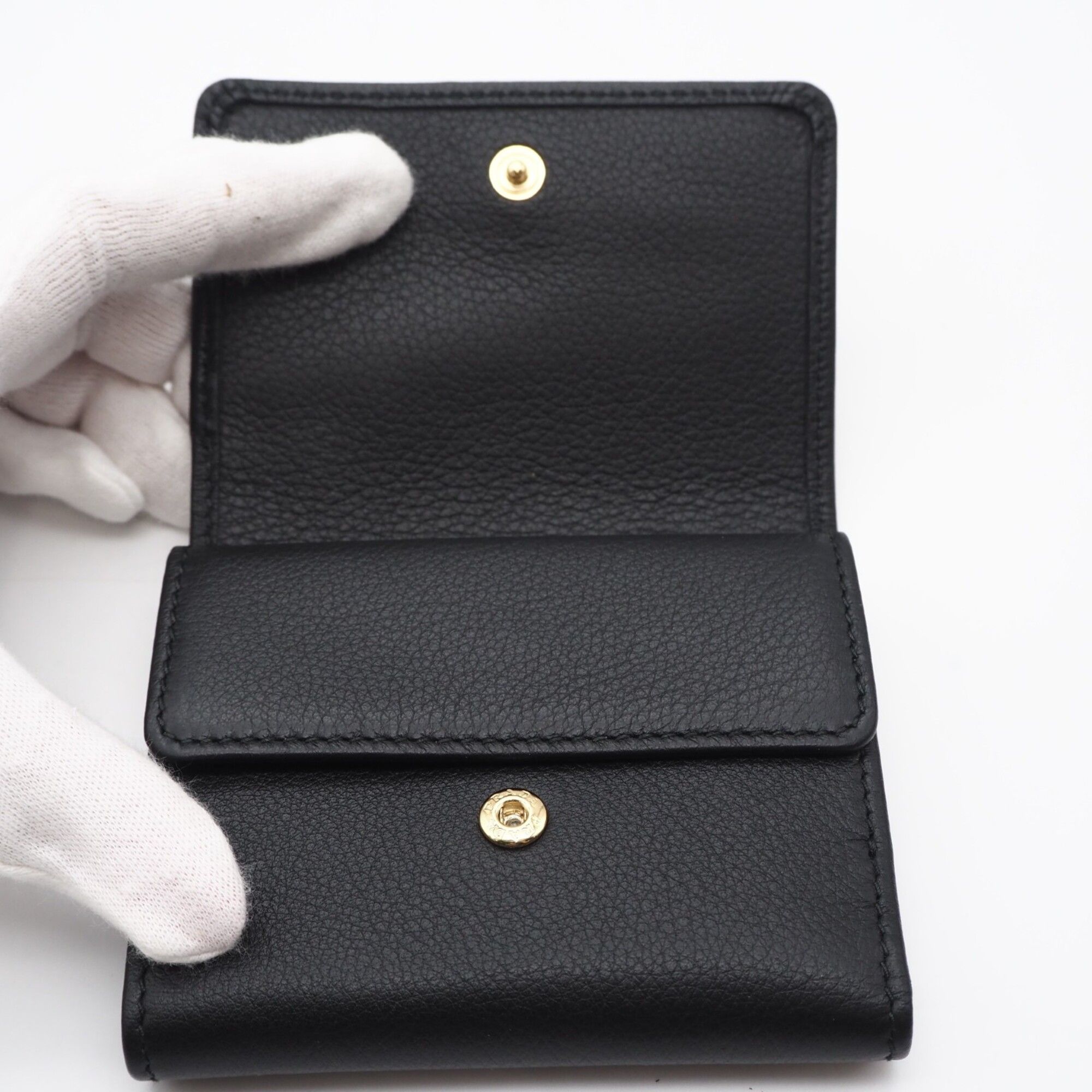 Leather Wallet (Tri-Fold) (Pre-Owned) - Prada - Modalova