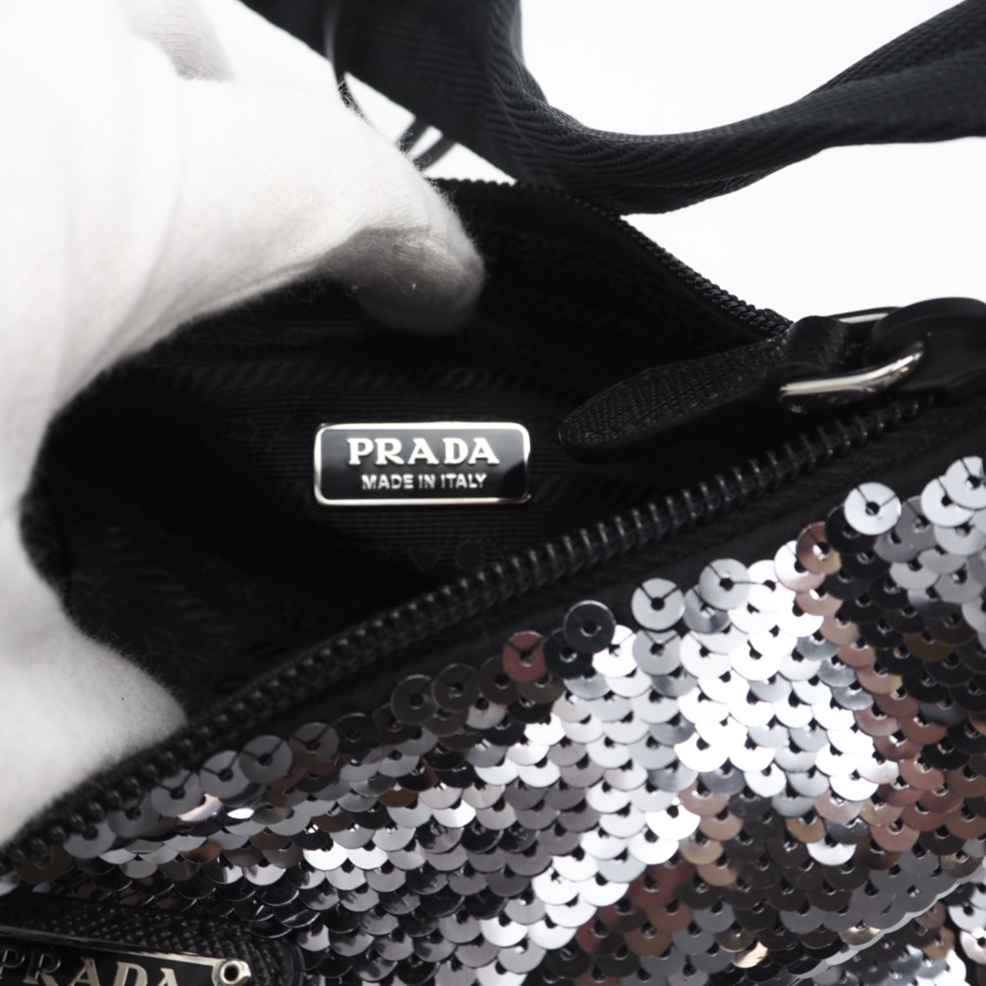Nylon Spangles Handbag (Pre-Owned) - Prada - Modalova