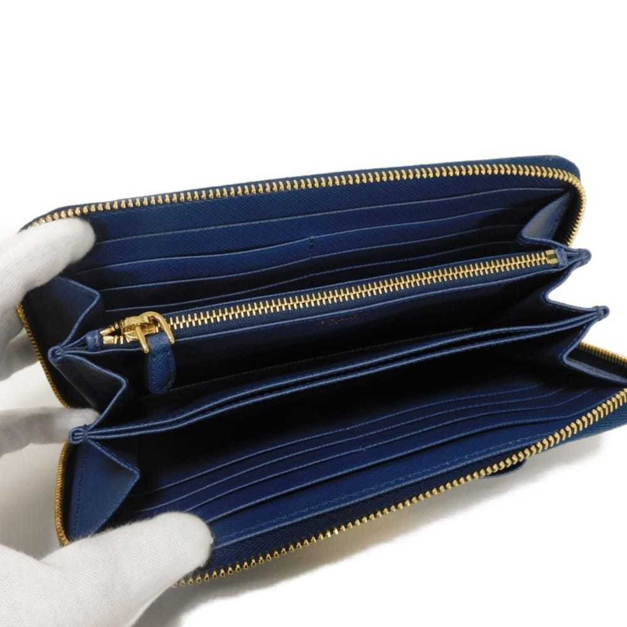 Saffiano Long Wallet (Bi-Fold) (Pre-Owned) - Prada - Modalova