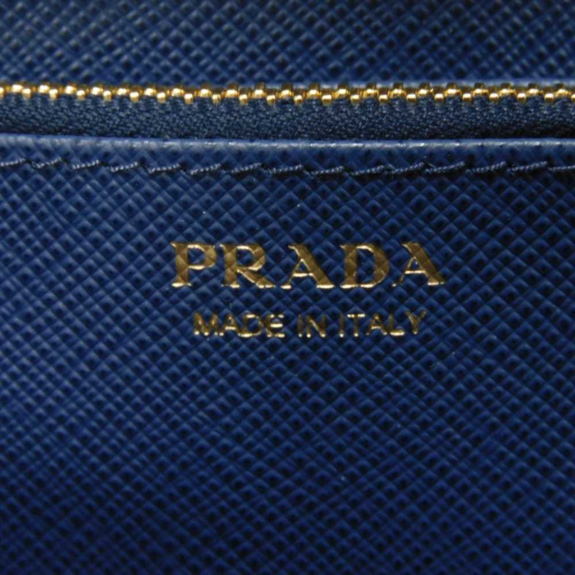 Saffiano Long Wallet (Bi-Fold) (Pre-Owned) - Prada - Modalova