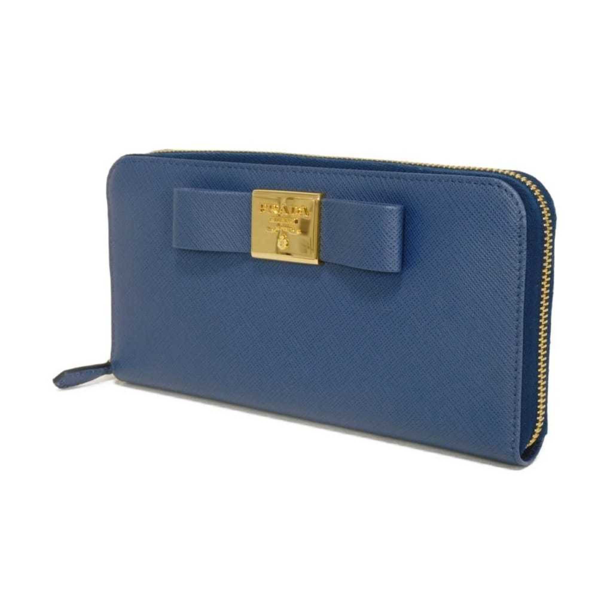 Saffiano Long Wallet (Bi-Fold) (Pre-Owned) - Prada - Modalova