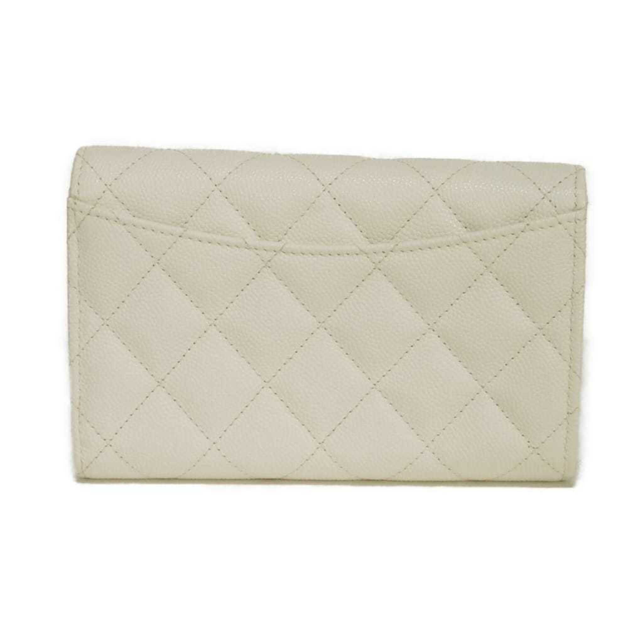 Leather Wallet (Tri-Fold) (Pre-Owned) - Chanel - Modalova