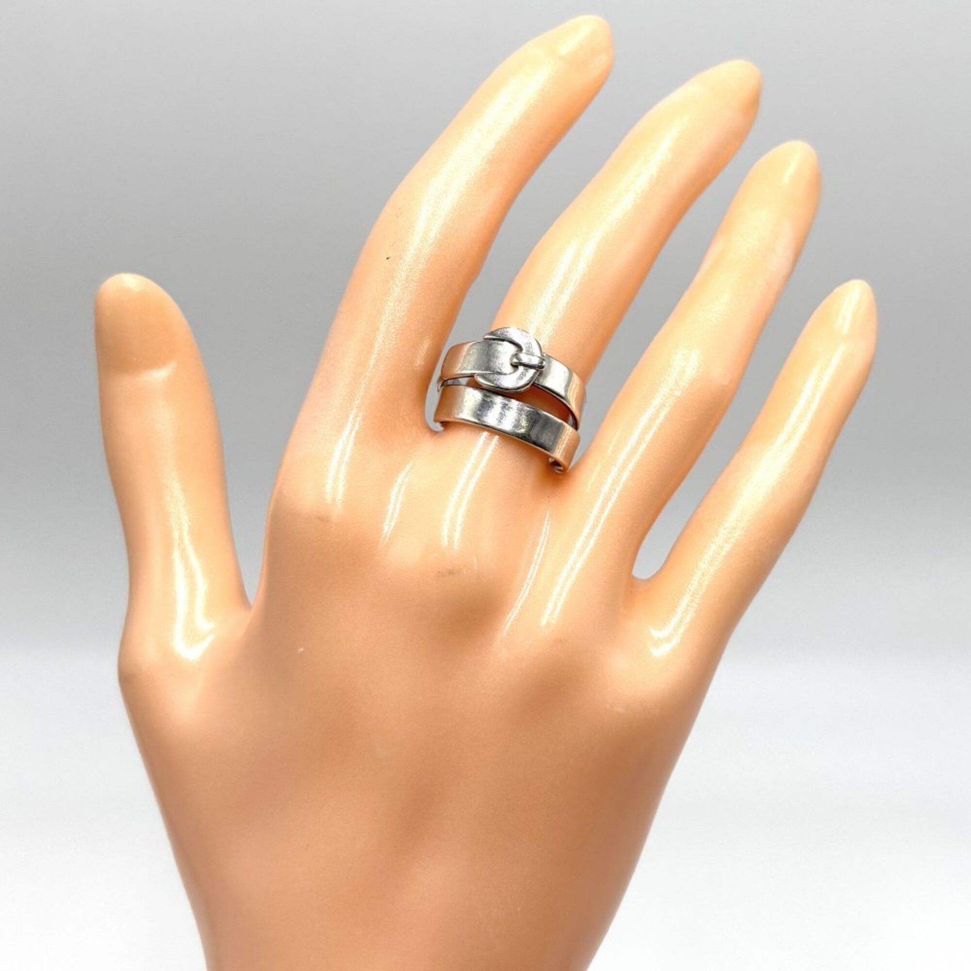 Silver 925 Band Ring (Pre-Owned) - Hermes - Modalova