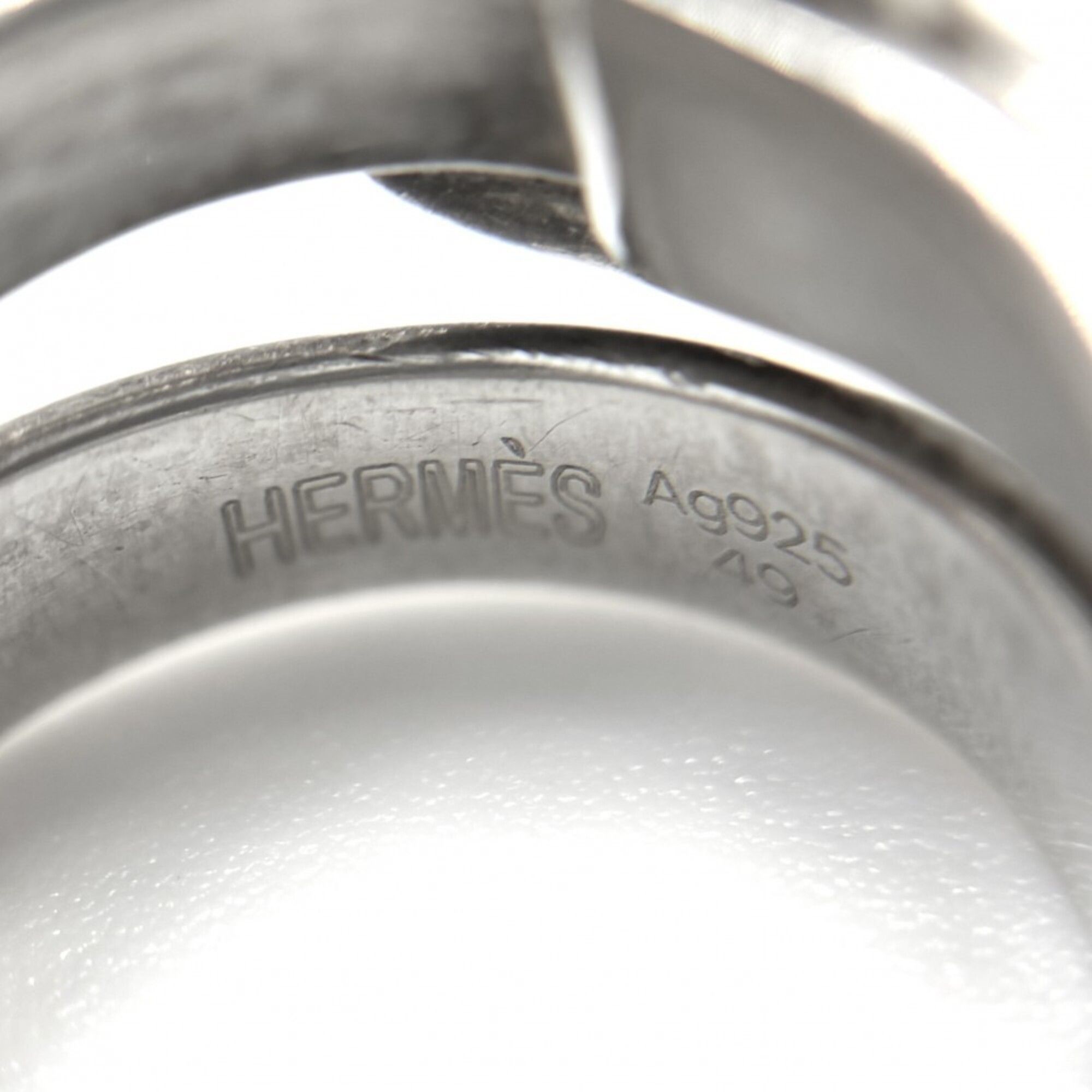 Silver 925 Band Ring (Pre-Owned) - Hermes - Modalova