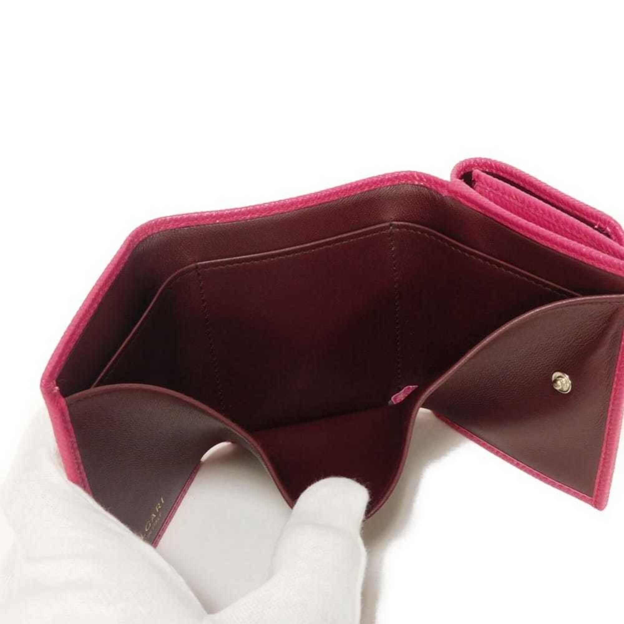 Leather Wallet (Tri-Fold) (Pre-Owned) - Bvlgari - Modalova